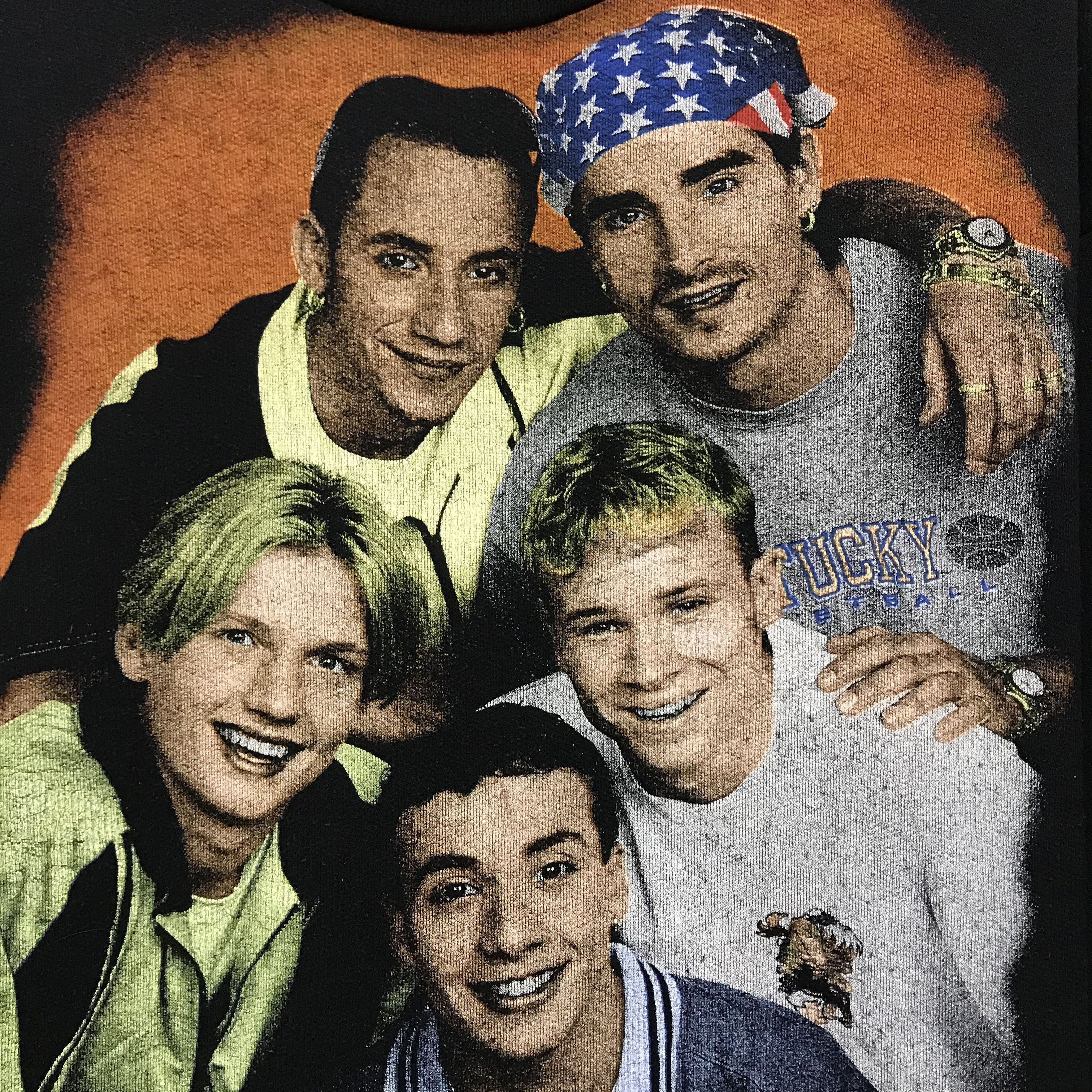 Band Tees × Vintage BACKSTREET BOYS Vintage Sweatshirt 90s Very Rare Band Tees Size US L / EU 52-54 / 3 - 5 Thumbnail