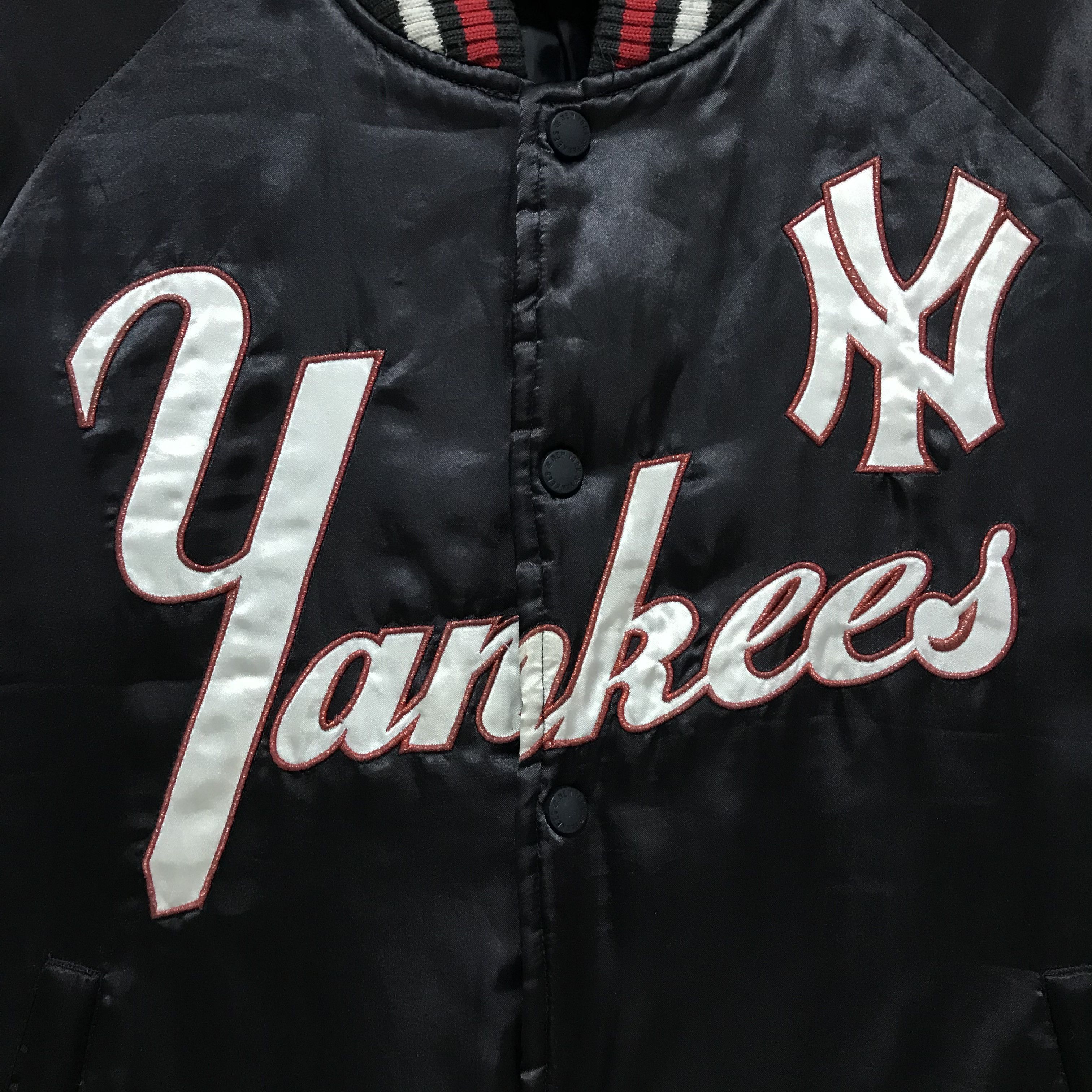 Majestic × New York Yankees × Vintage NEW YORK YANKEES Vintage MLB Bomber Jacket Varsity USA Size US M / EU 48-50 / 2 - 6 Thumbnail