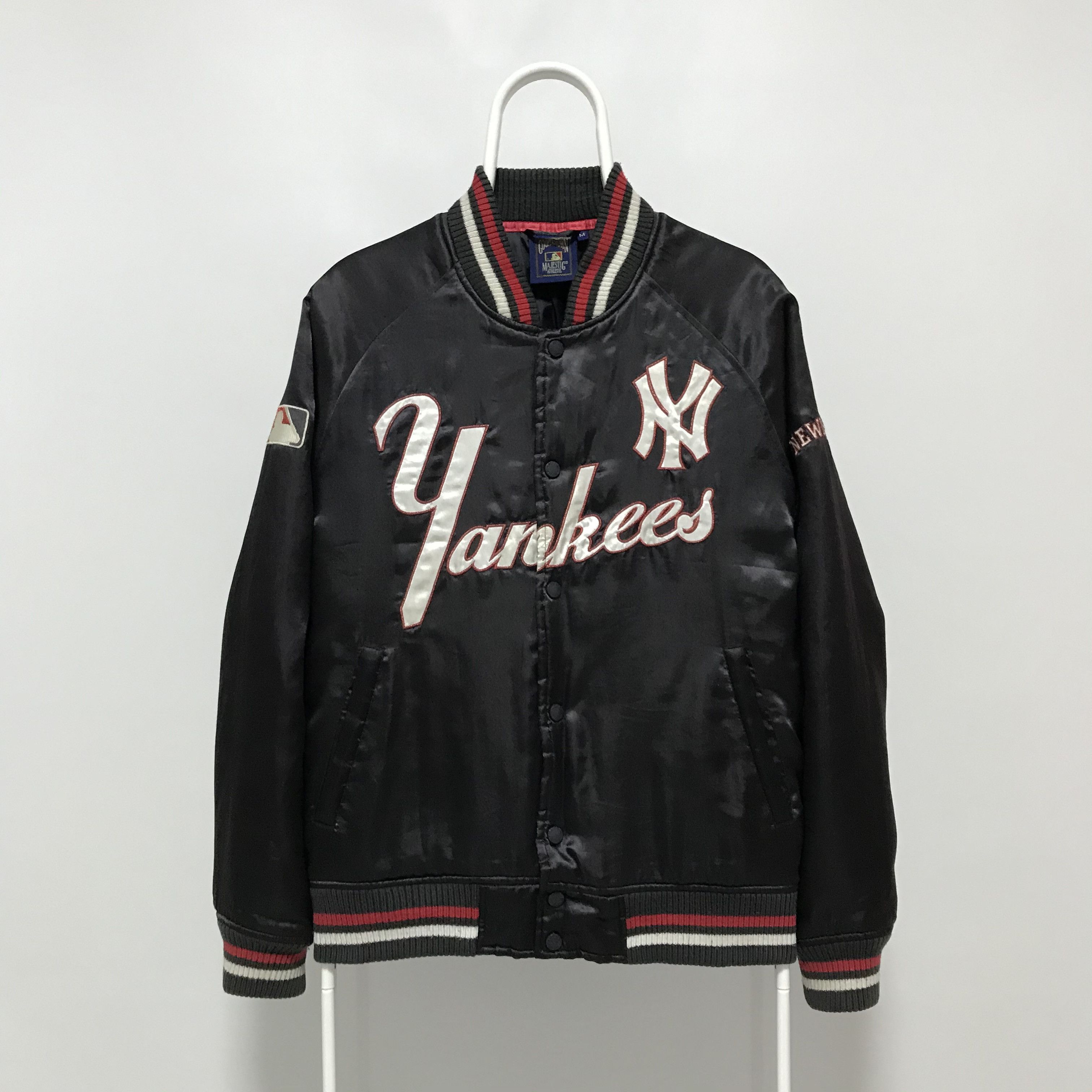 Majestic × New York Yankees × Vintage NEW YORK YANKEES Vintage MLB Bomber Jacket Varsity USA Size US M / EU 48-50 / 2 - 1 Thumbnail