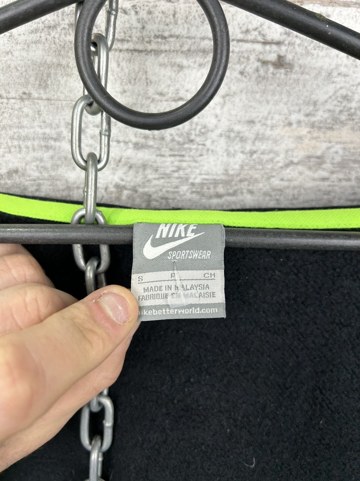 Nike Mens Vintage Nike Zip Hoodie y2k streetwear track jacket Size US S / EU 44-46 / 1 - 8 Thumbnail