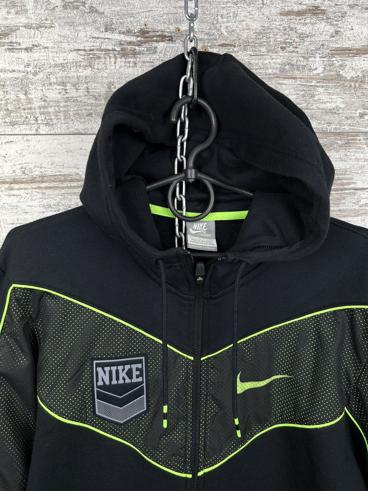 Nike Mens Vintage Nike Zip Hoodie y2k streetwear track jacket Size US S / EU 44-46 / 1 - 2 Thumbnail