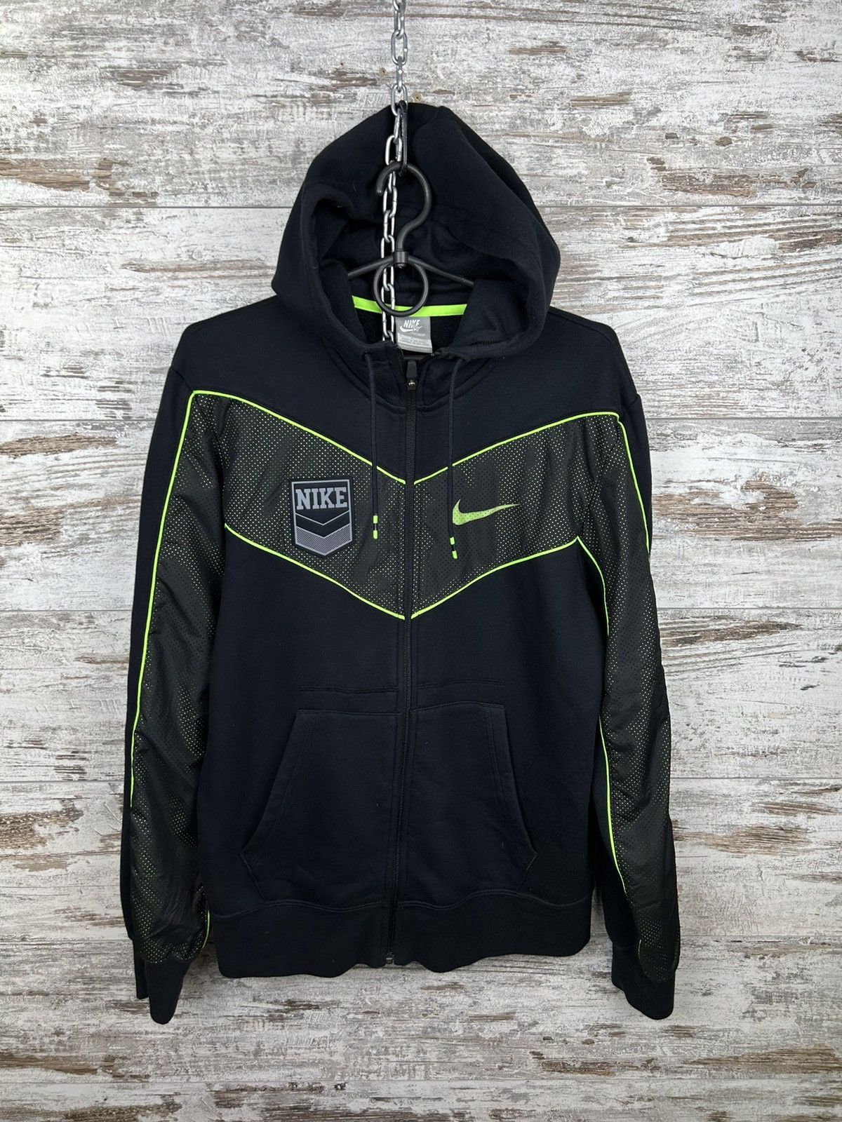 Nike Mens Vintage Nike Zip Hoodie y2k streetwear track jacket Size US S / EU 44-46 / 1 - 1 Thumbnail
