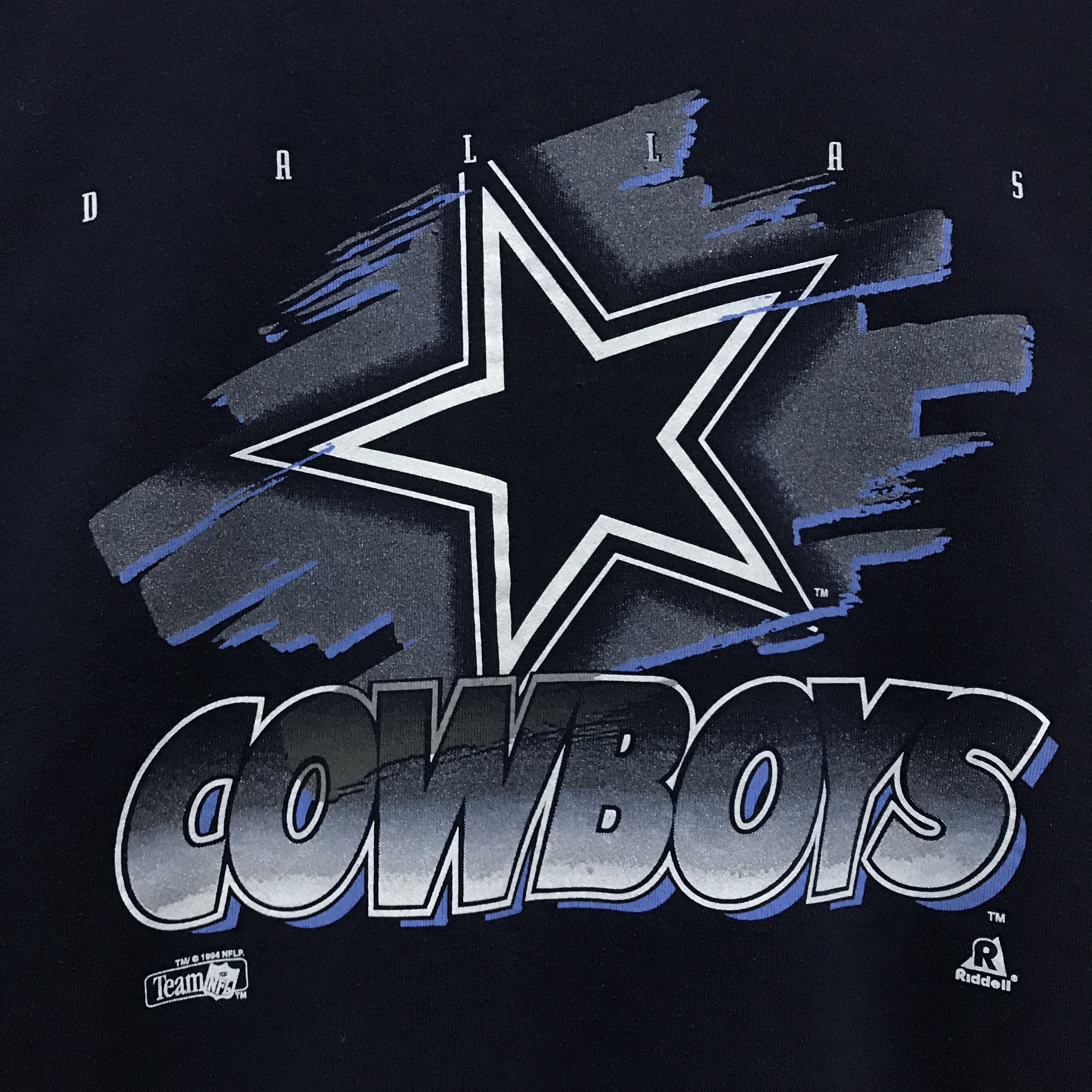 NFL × Riddell × Vintage DALLAS COWBOYS 1994 Vintage Sweatshirt NFL Crewneck Rare Size US XL / EU 56 / 4 - 5 Thumbnail