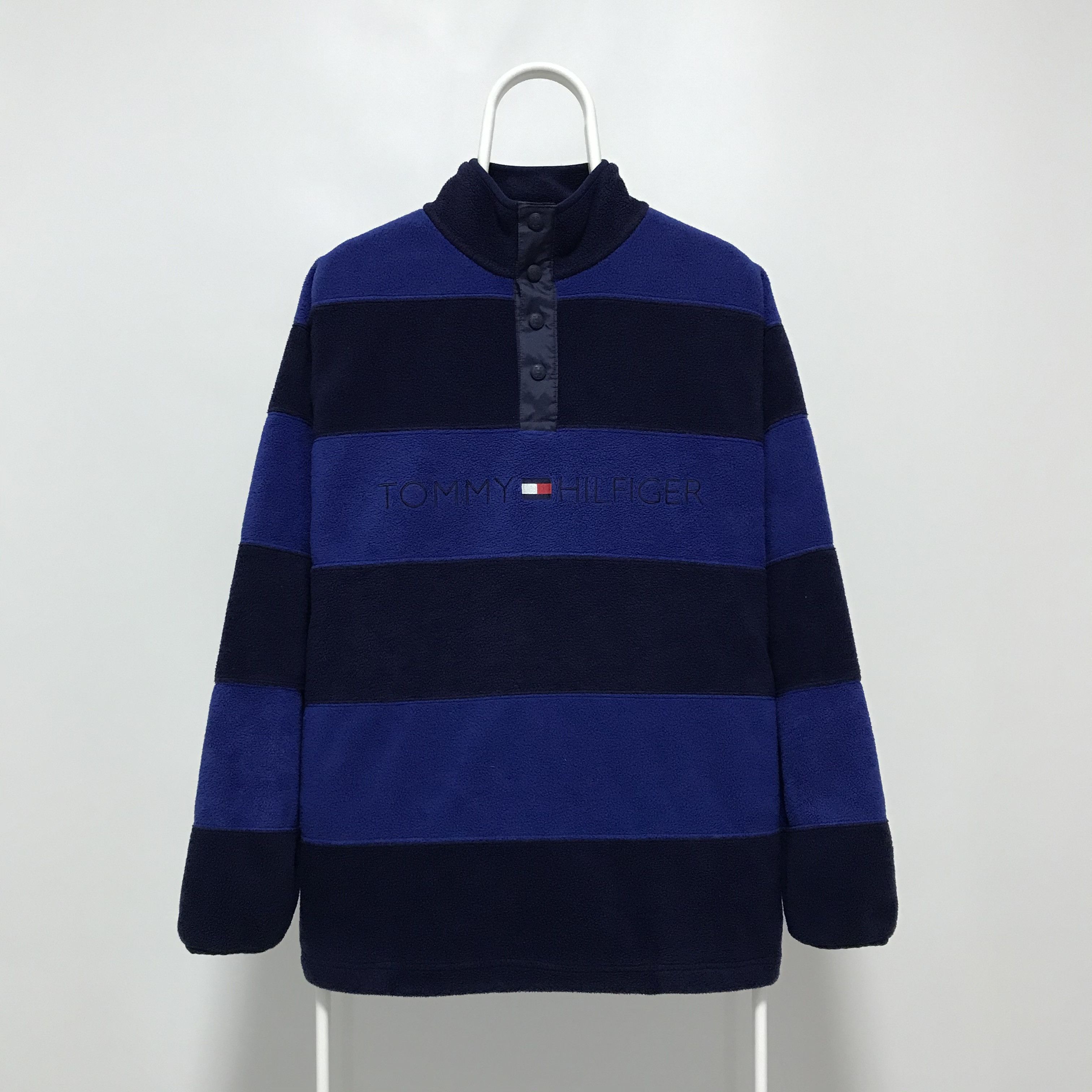 Tommy Hilfiger × Vintage TOMMY HILFIGER Vintage Fleece Jacket Anorak Embroidery Rare Size US M / EU 48-50 / 2 - 1 Thumbnail