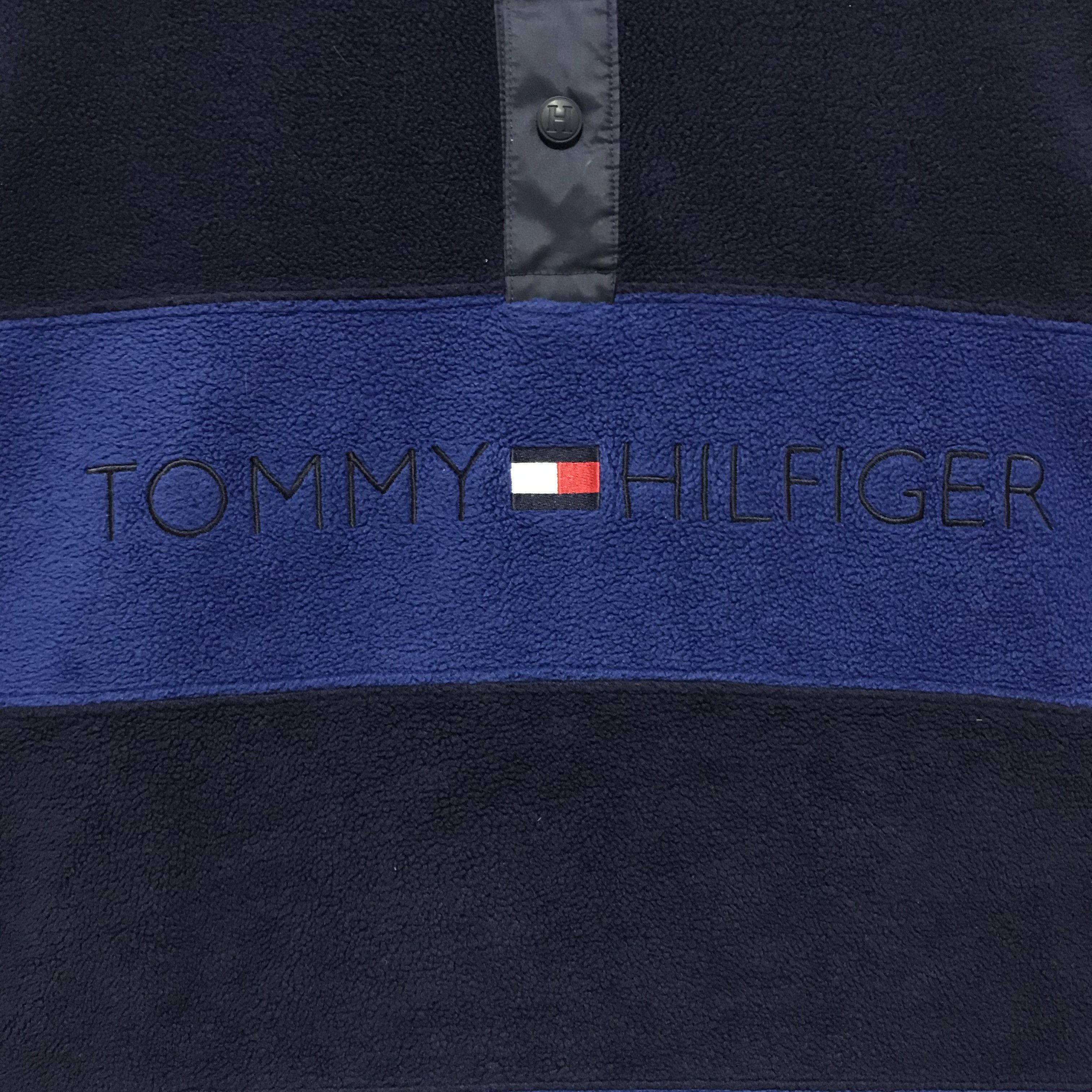 Tommy Hilfiger × Vintage TOMMY HILFIGER Vintage Fleece Jacket Anorak Embroidery Rare Size US M / EU 48-50 / 2 - 5 Thumbnail