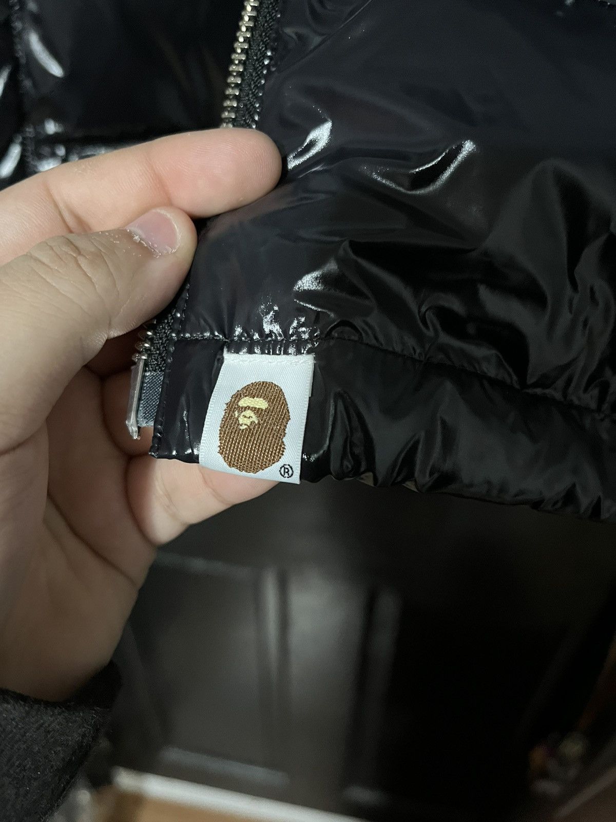 Bape Glossy Shark Down Jacket Size US XL / EU 56 / 4 - 5 Thumbnail