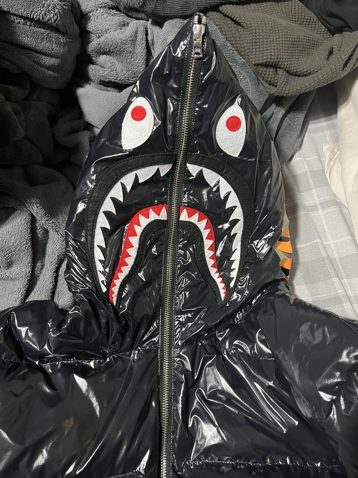 Glossy Shark Down Jacket