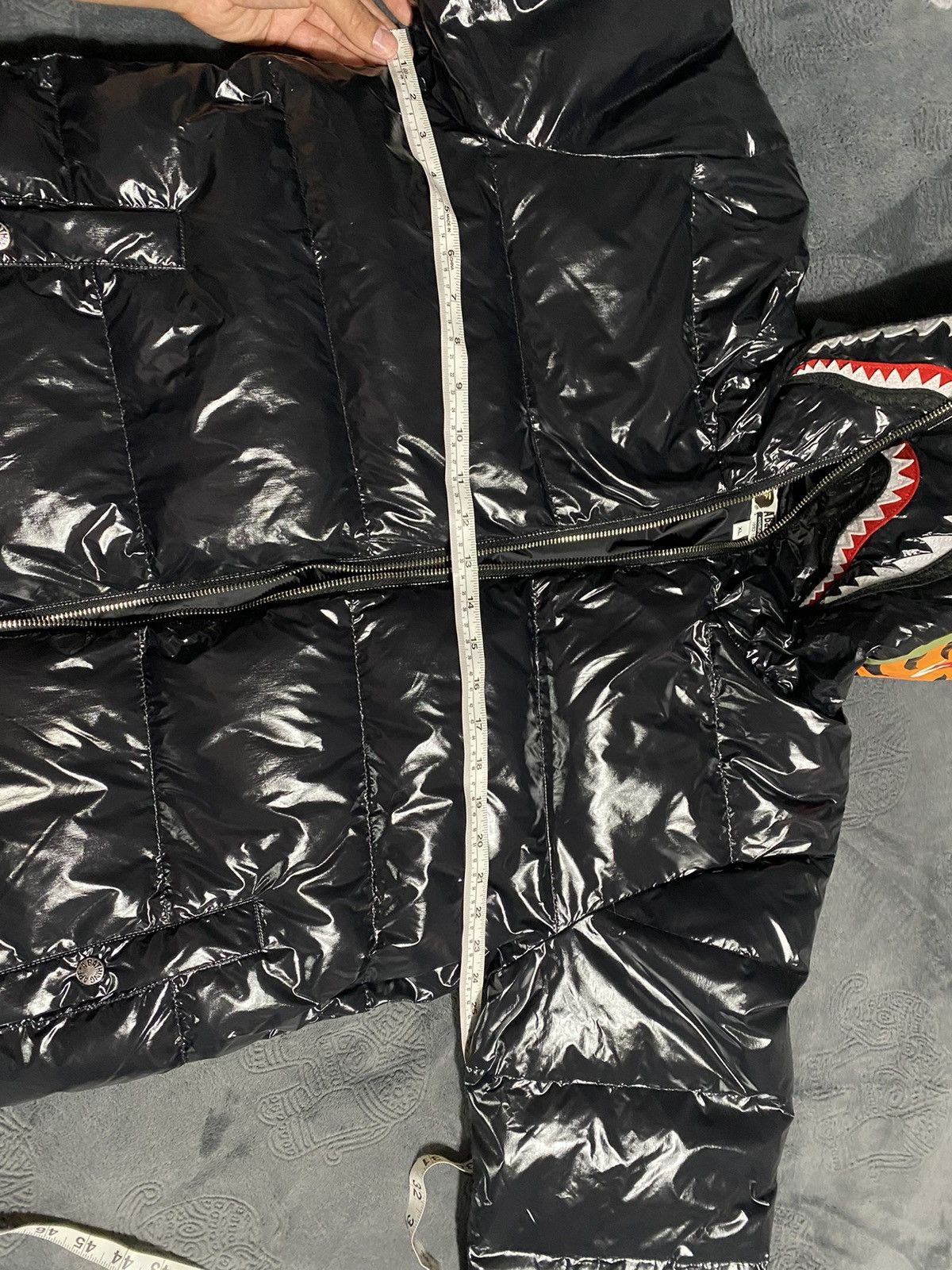 Bape Glossy Shark Down Jacket Size US XL / EU 56 / 4 - 15 Thumbnail