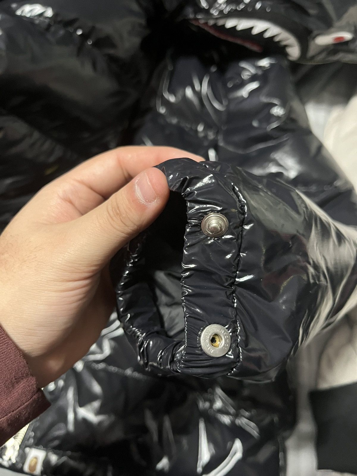 Bape Glossy Shark Down Jacket Size US XL / EU 56 / 4 - 12 Thumbnail