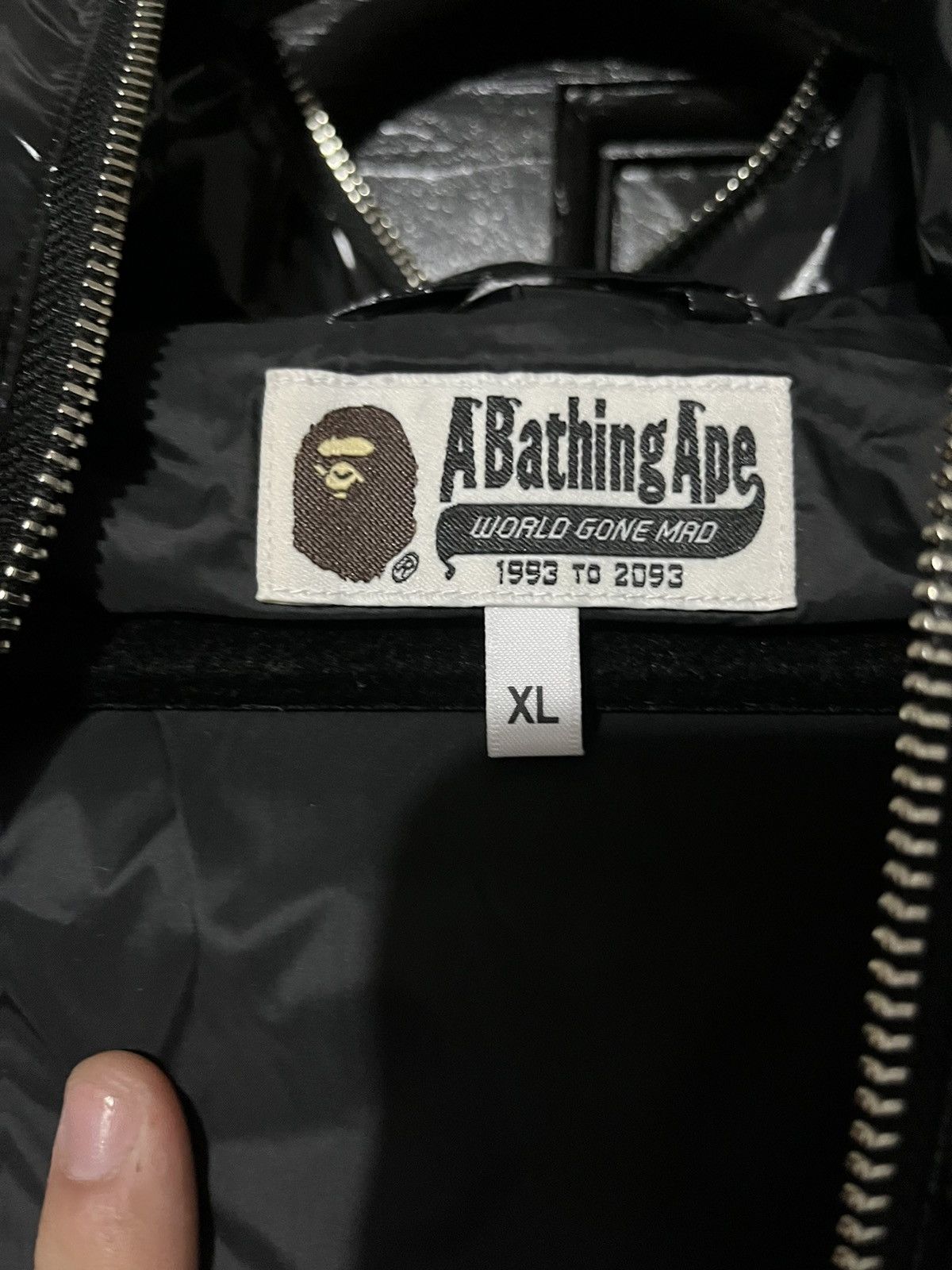 Bape Glossy Shark Down Jacket Size US XL / EU 56 / 4 - 7 Thumbnail