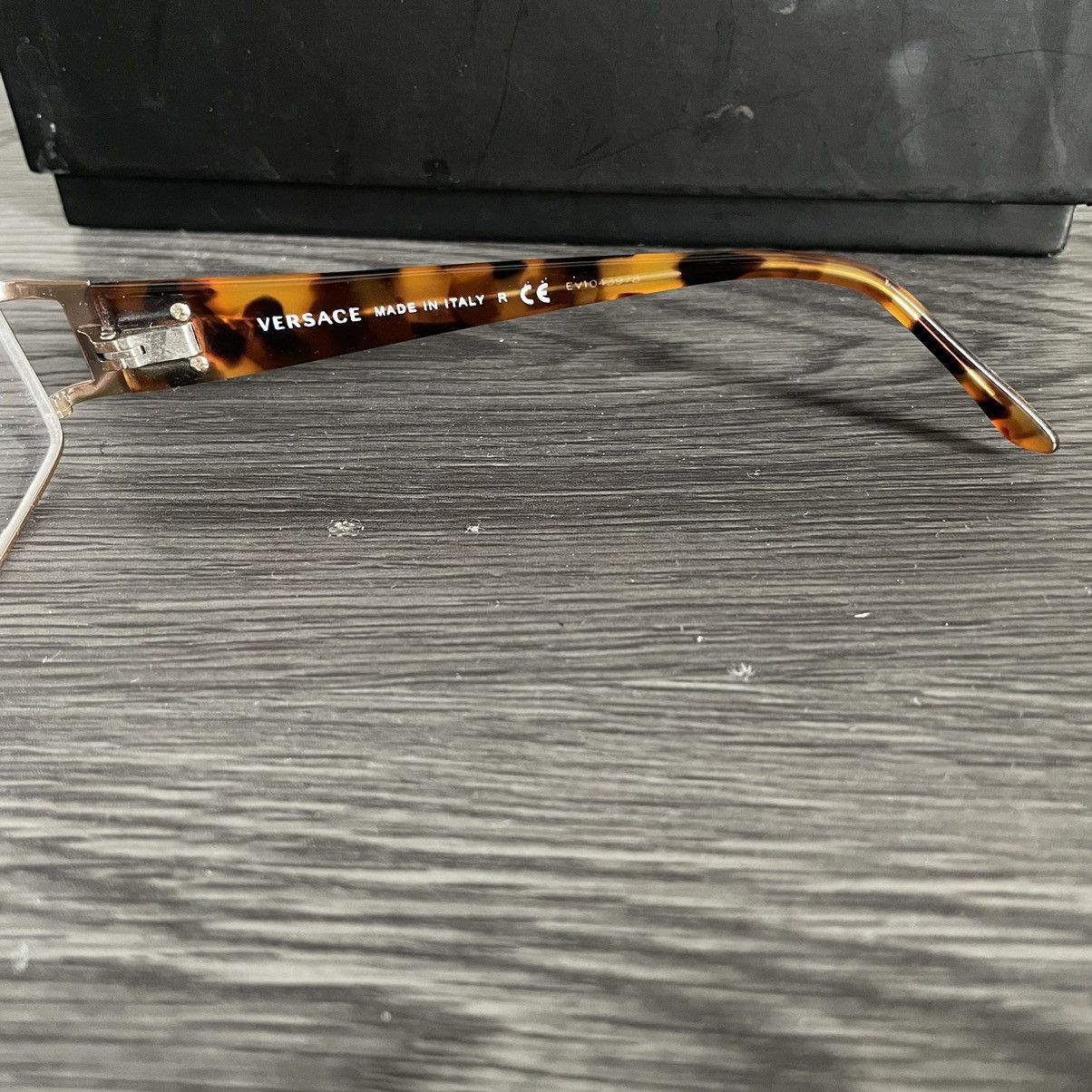 Versace VERSACE VE 1163M 1013 Dark Copper Eyeglasses Frame 52-16-13 Size ONE SIZE - 5 Thumbnail