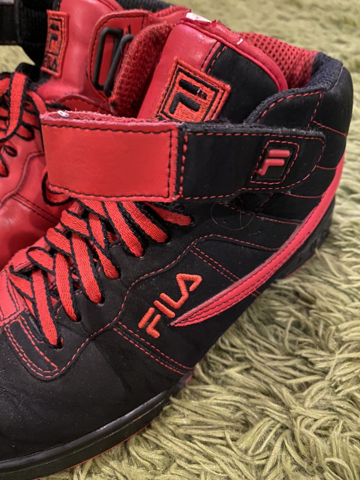 Vintage Vintage Fila High Top Shoes Size US 8.5 / EU 41-42 - 3 Thumbnail
