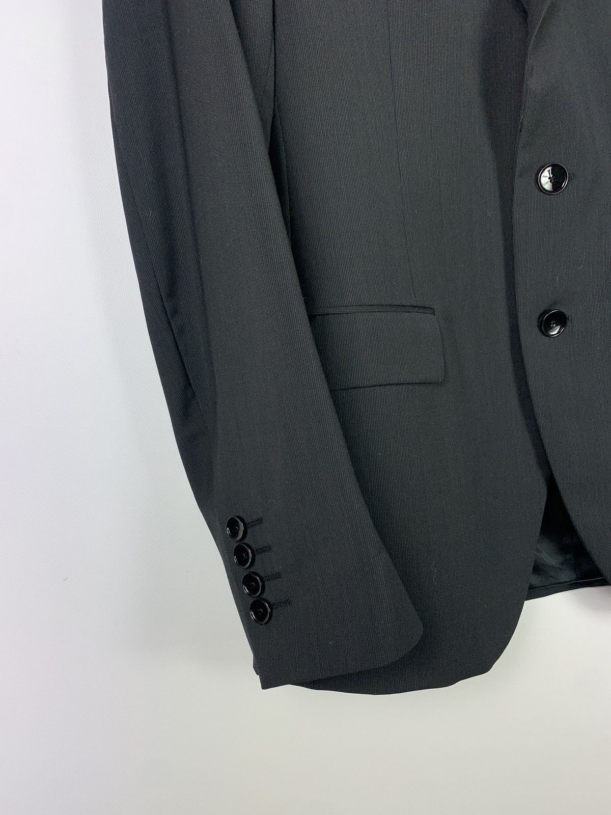Designer × Paoloni Paoloni men’s wool stripes blazet jacket sport coat size 46 Size 36R - 6 Thumbnail