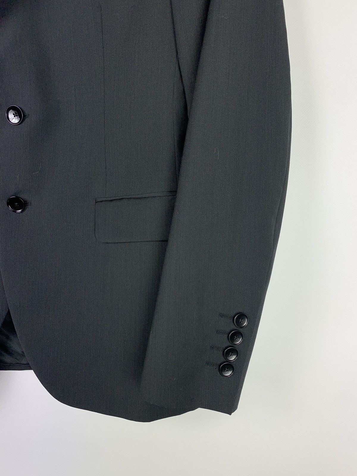 Designer × Paoloni Paoloni men’s wool stripes blazet jacket sport coat size 46 Size 36R - 7 Thumbnail
