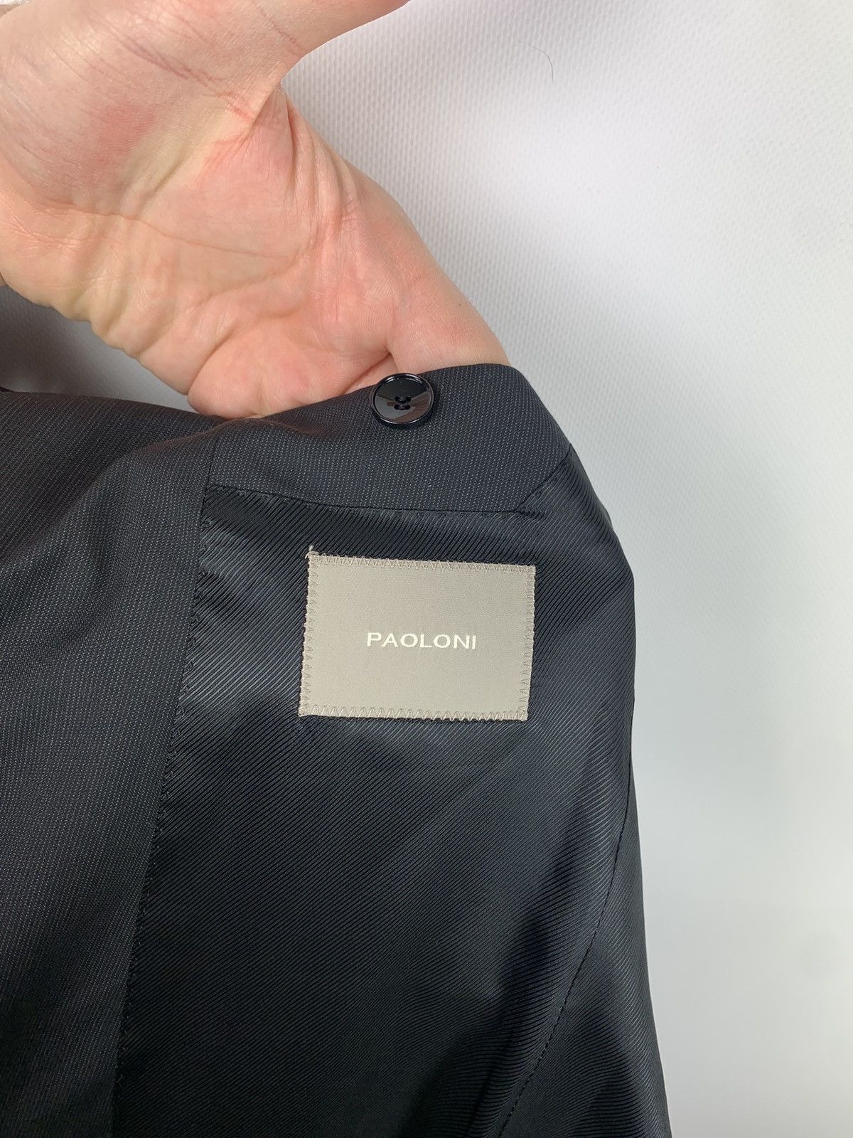 Designer × Paoloni Paoloni men’s wool stripes blazet jacket sport coat size 46 Size 36R - 10 Thumbnail