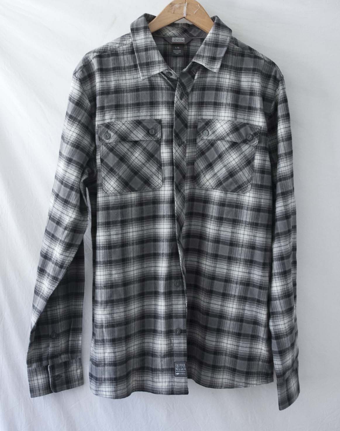 Outdoor Research Outdoor Research Shirt Flannel Gray Size L Size US L / EU 52-54 / 3 - 2 Thumbnail