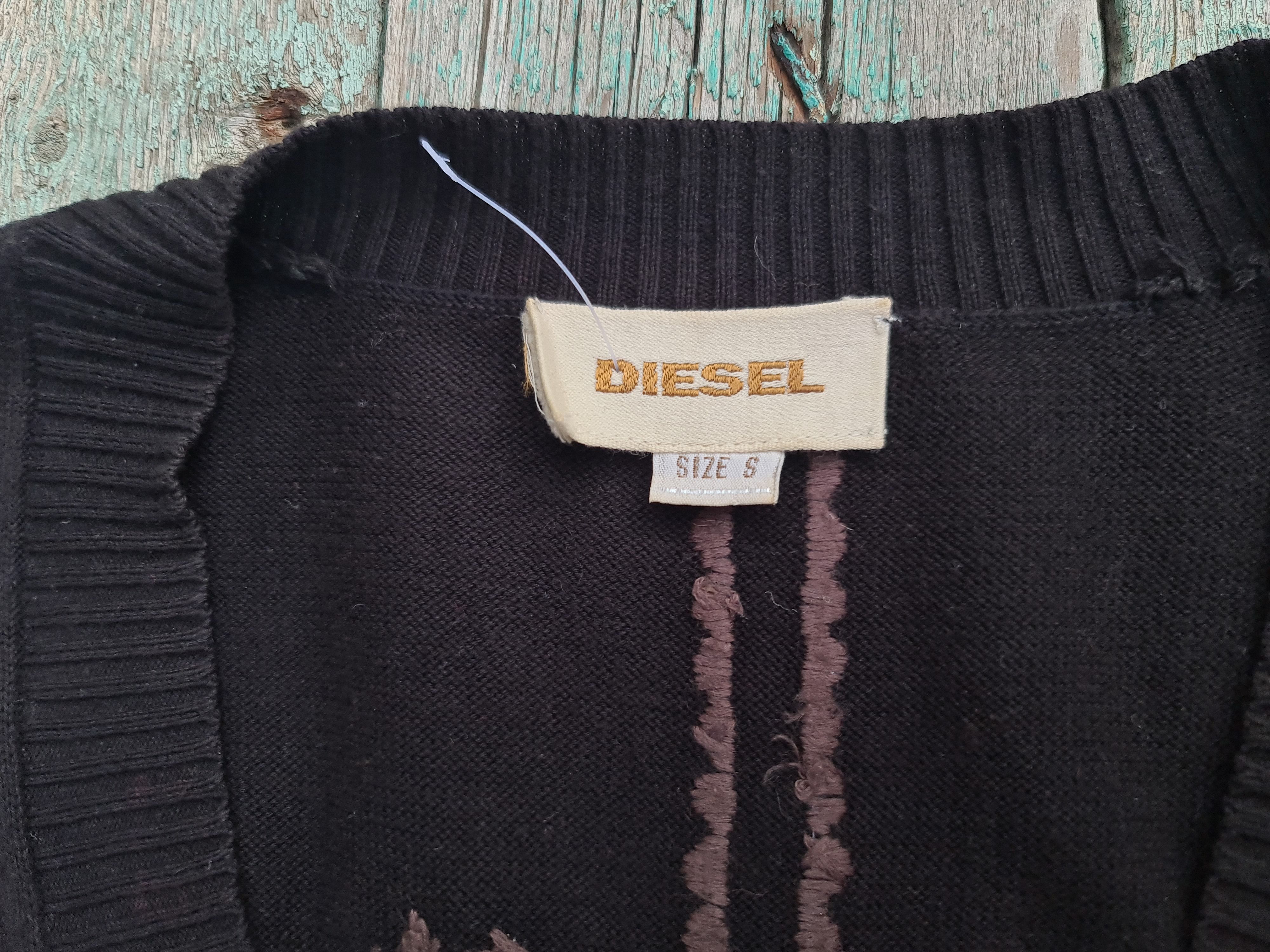 Diesel Diesel black dress with an embroidery Size S / US 4 / IT 40 - 4 Thumbnail