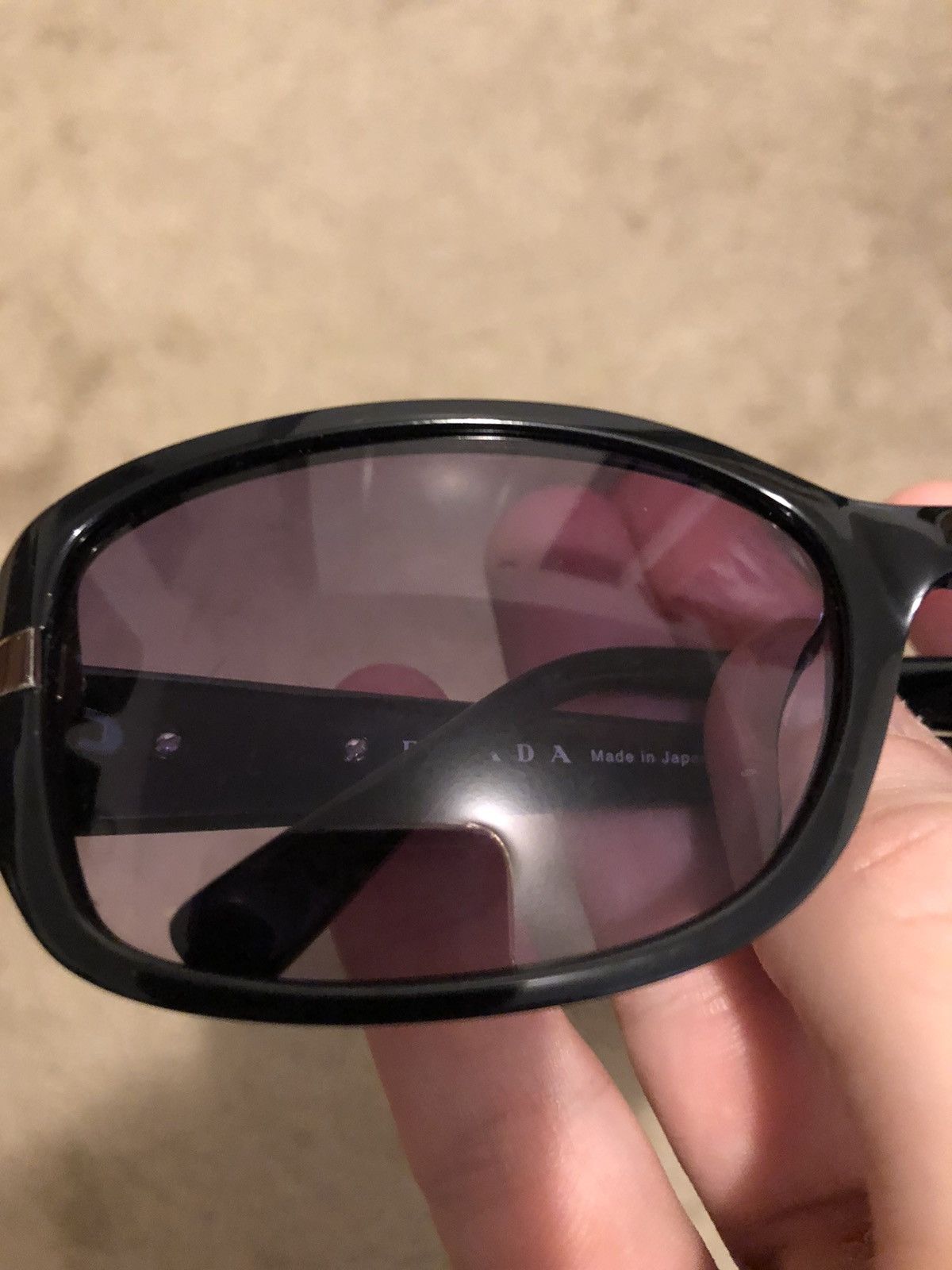 Prada Prada tinted logo sunglasses Size ONE SIZE - 8 Thumbnail