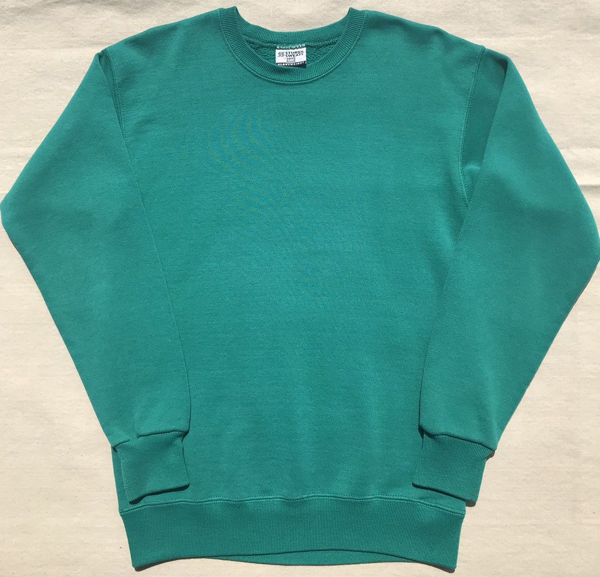 Lee VTG 90s Lee Heavyweight Turquoise Blank Sweatshirt Small Size US S / EU 44-46 / 1 - 1 Preview
