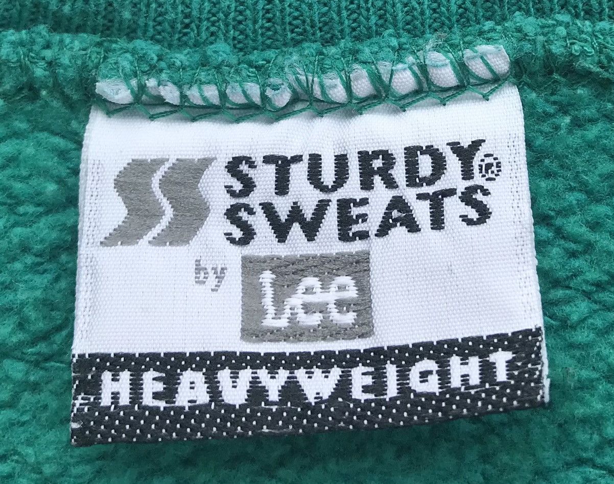 Lee VTG 90s Lee Heavyweight Turquoise Blank Sweatshirt Small Size US S / EU 44-46 / 1 - 5 Thumbnail