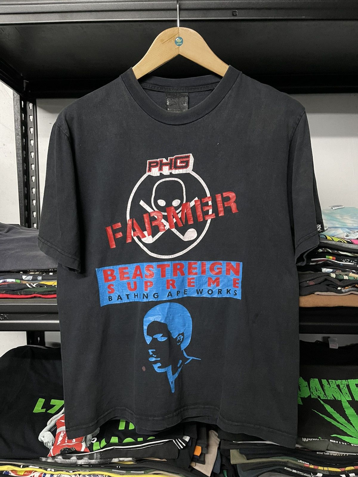Bounty Hunter Rare Vintage PHG Bounty Hunter Tour Bape Faded Tees Size US M / EU 48-50 / 2 - 1 Thumbnail