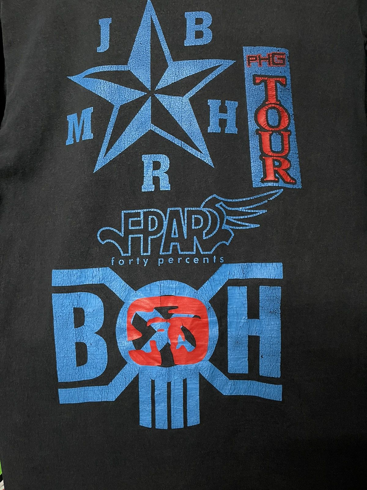 Bounty Hunter Rare Vintage PHG Bounty Hunter Tour Bape Faded Tees Size US M / EU 48-50 / 2 - 4 Thumbnail