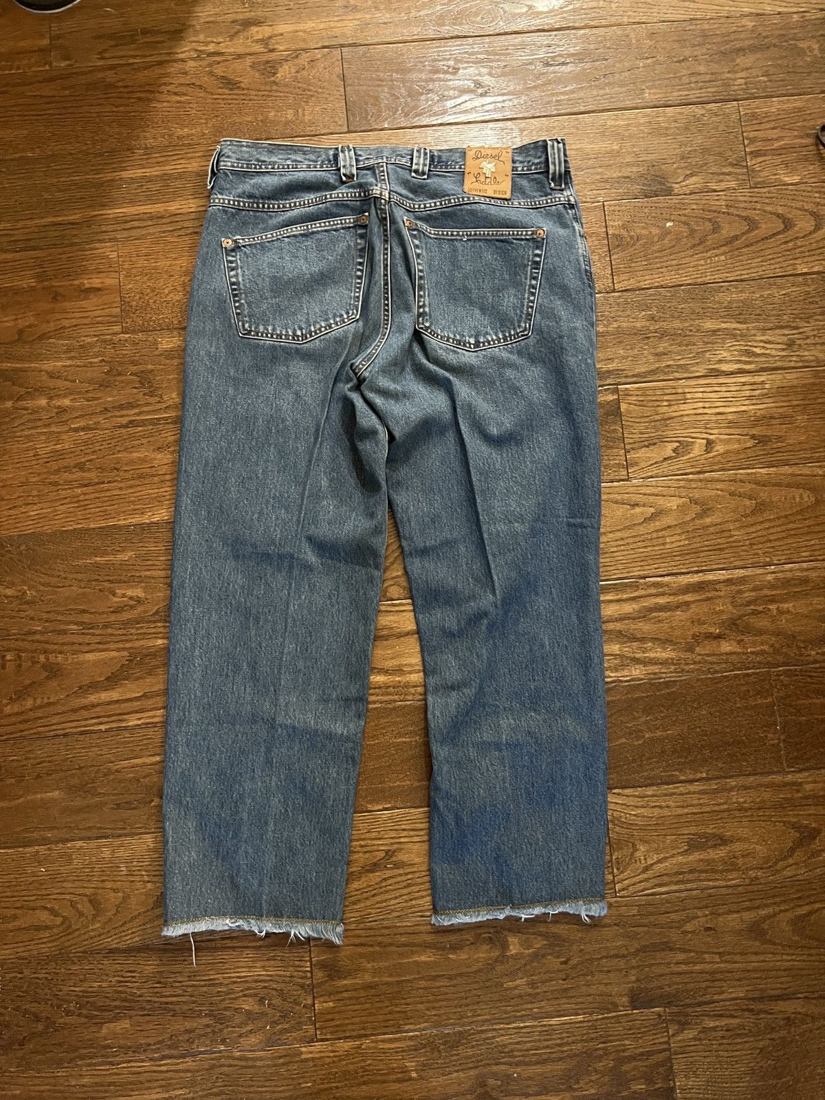 Diesel Vintage 90s Diesel Saddle Denim Jeans Size US 36 / EU 52 - 8 Thumbnail