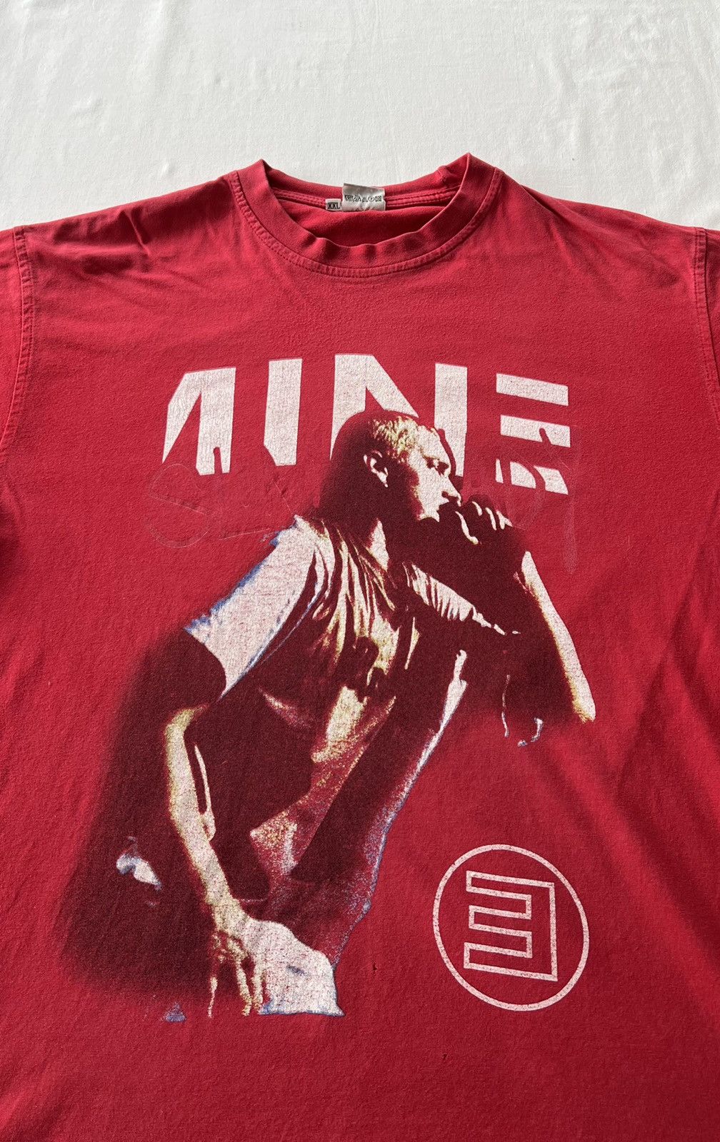 Band Tees Vintage 2000s Eminem Red Tee (Dr. Dre 50 Cent) Size US XL / EU 56 / 4 - 3 Thumbnail
