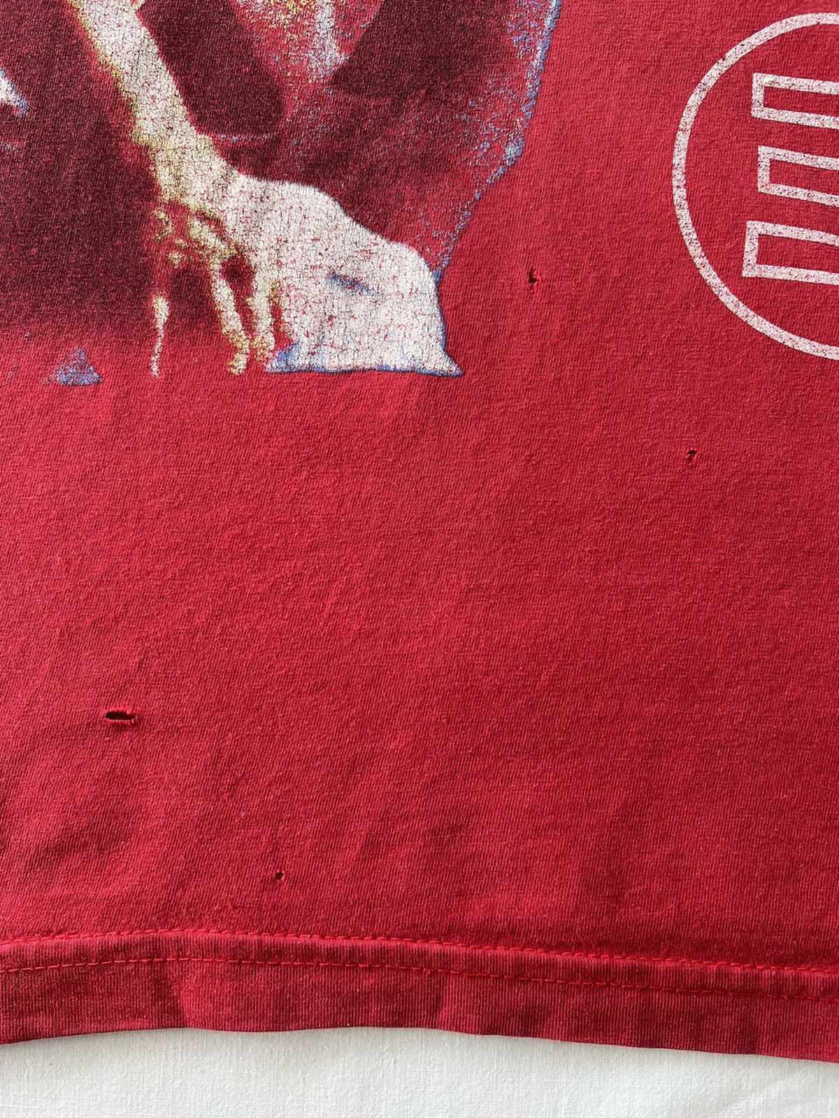 Band Tees Vintage 2000s Eminem Red Tee (Dr. Dre 50 Cent) Size US XL / EU 56 / 4 - 6 Thumbnail