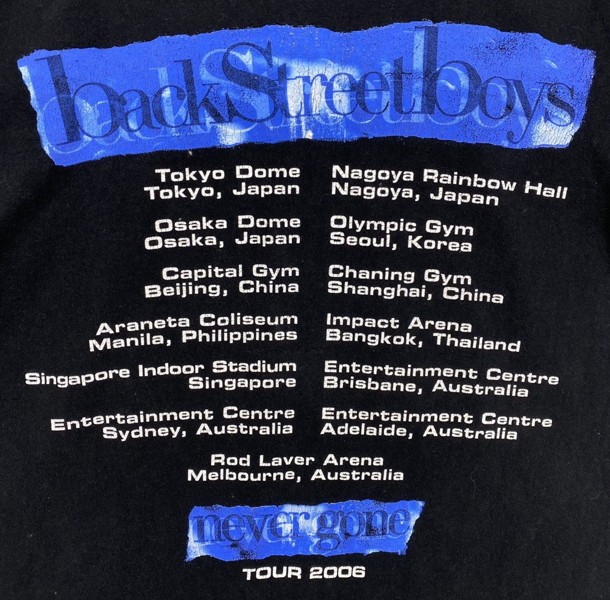 Band Tees Vintage Backstreet Boys Never Gone Pop Band Tees T Shirts Size US M / EU 48-50 / 2 - 8 Thumbnail