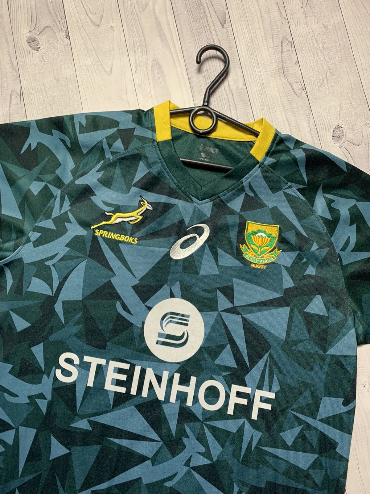 Asics × Vintage South Africa Rugby jersey asics size M Size US M / EU 48-50 / 2 - 2 Thumbnail