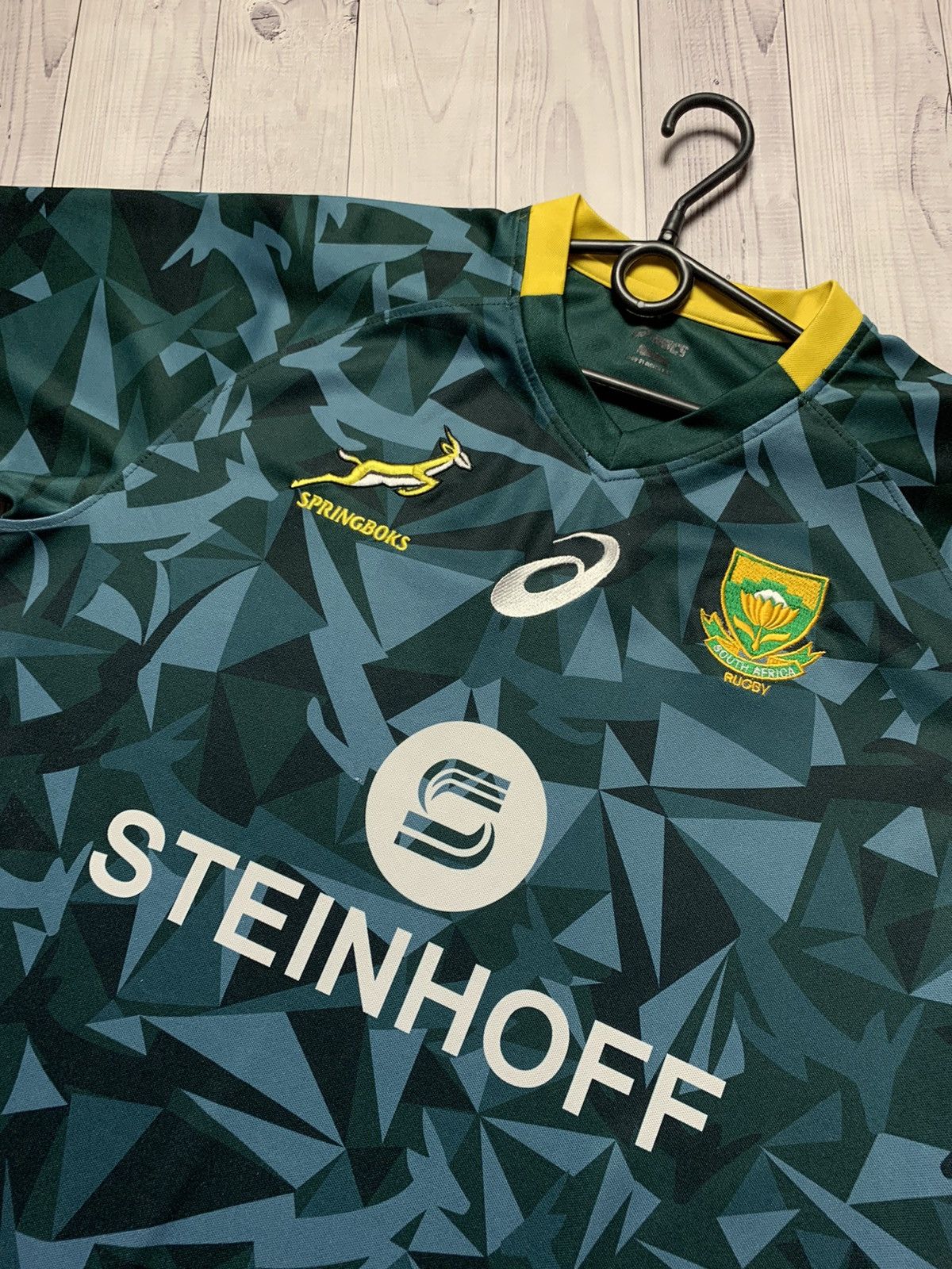 Asics × Vintage South Africa Rugby jersey asics size M Size US M / EU 48-50 / 2 - 4 Thumbnail
