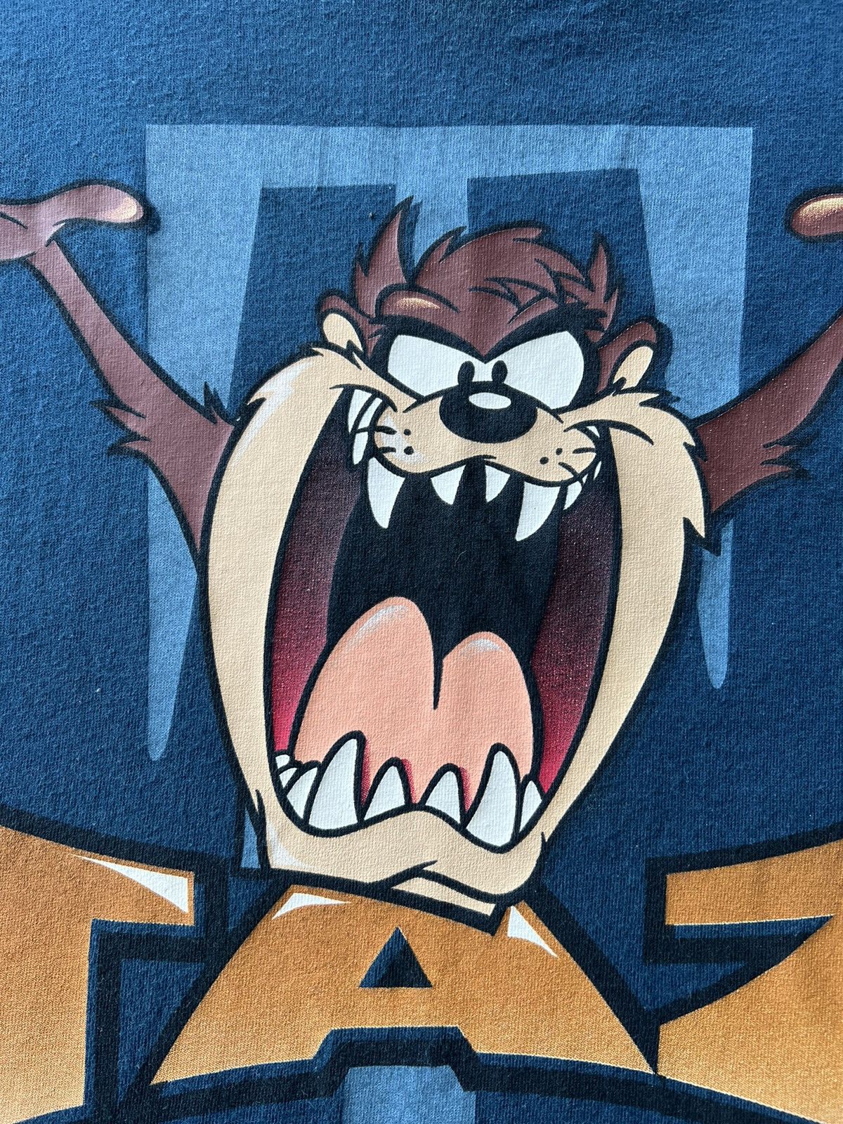 Vintage Vintage 1997 Taz Tazmanian Devil Cartoon Streetwear Tee Size US L / EU 52-54 / 3 - 4 Thumbnail