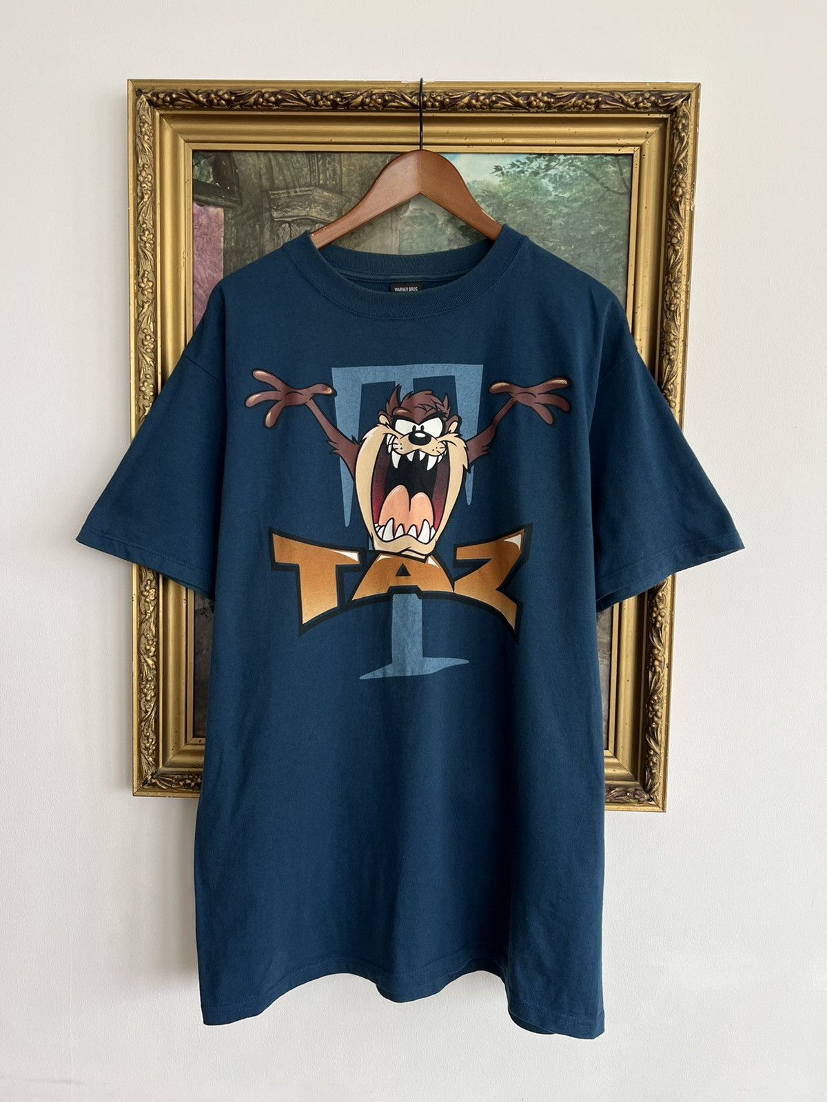 Vintage Vintage 1997 Taz Tazmanian Devil Cartoon Streetwear Tee Size US L / EU 52-54 / 3 - 1 Thumbnail