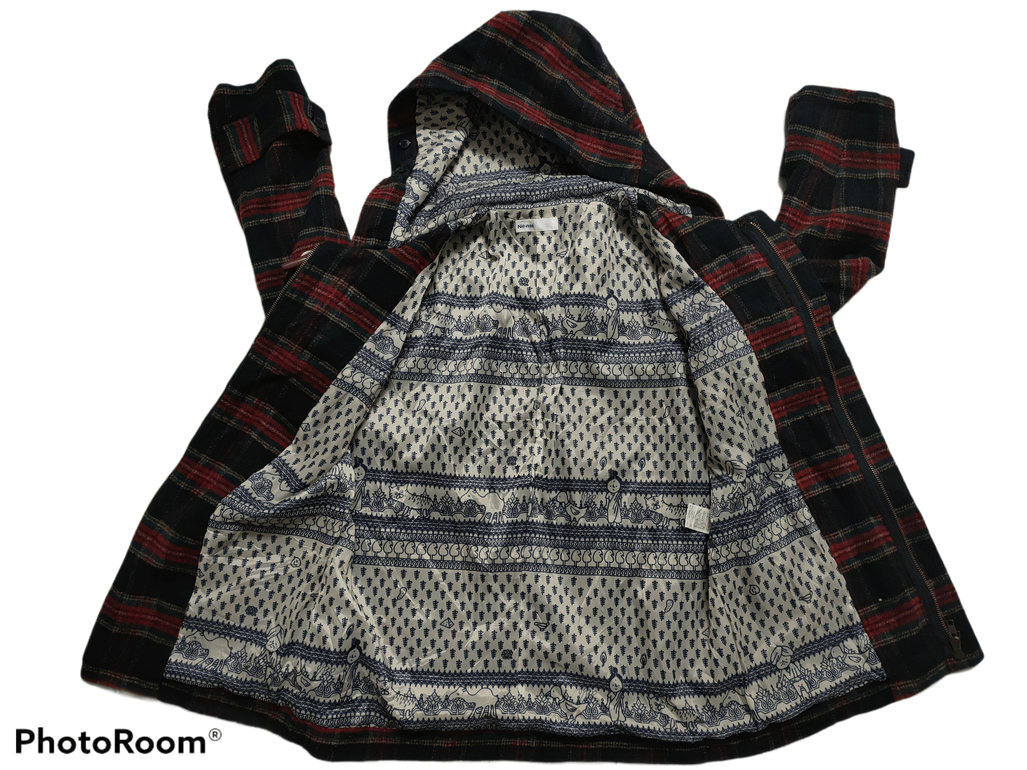 Issey Miyake Rare Ne-Net By Issey Miyake Duffle Coat Jacket Hoodie Size US M / EU 48-50 / 2 - 7 Thumbnail