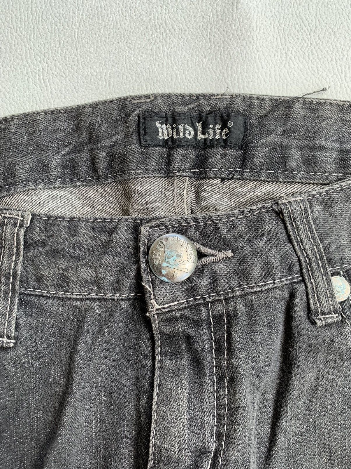 If Six Was Nine × Japanese Brand × Le Grande Bleu (L.G.B.) Y2k skullbones japanese brand Size US 34 / EU 50 - 5 Thumbnail