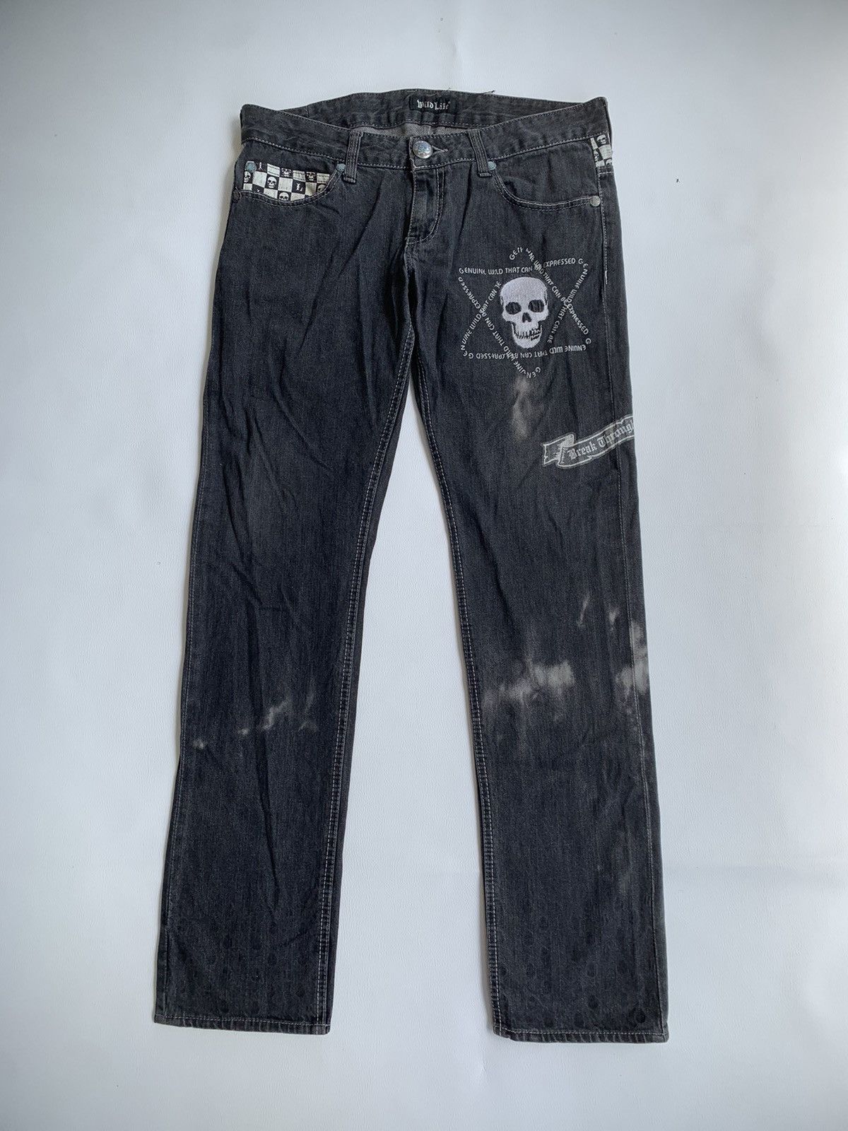 If Six Was Nine × Japanese Brand × Le Grande Bleu (L.G.B.) Y2k skullbones japanese brand Size US 34 / EU 50 - 1 Thumbnail