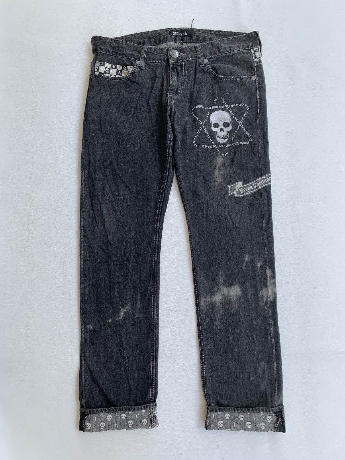 If Six Was Nine × Japanese Brand × Le Grande Bleu (L.G.B.) Y2k skullbones japanese brand Size US 34 / EU 50 - 2 Thumbnail