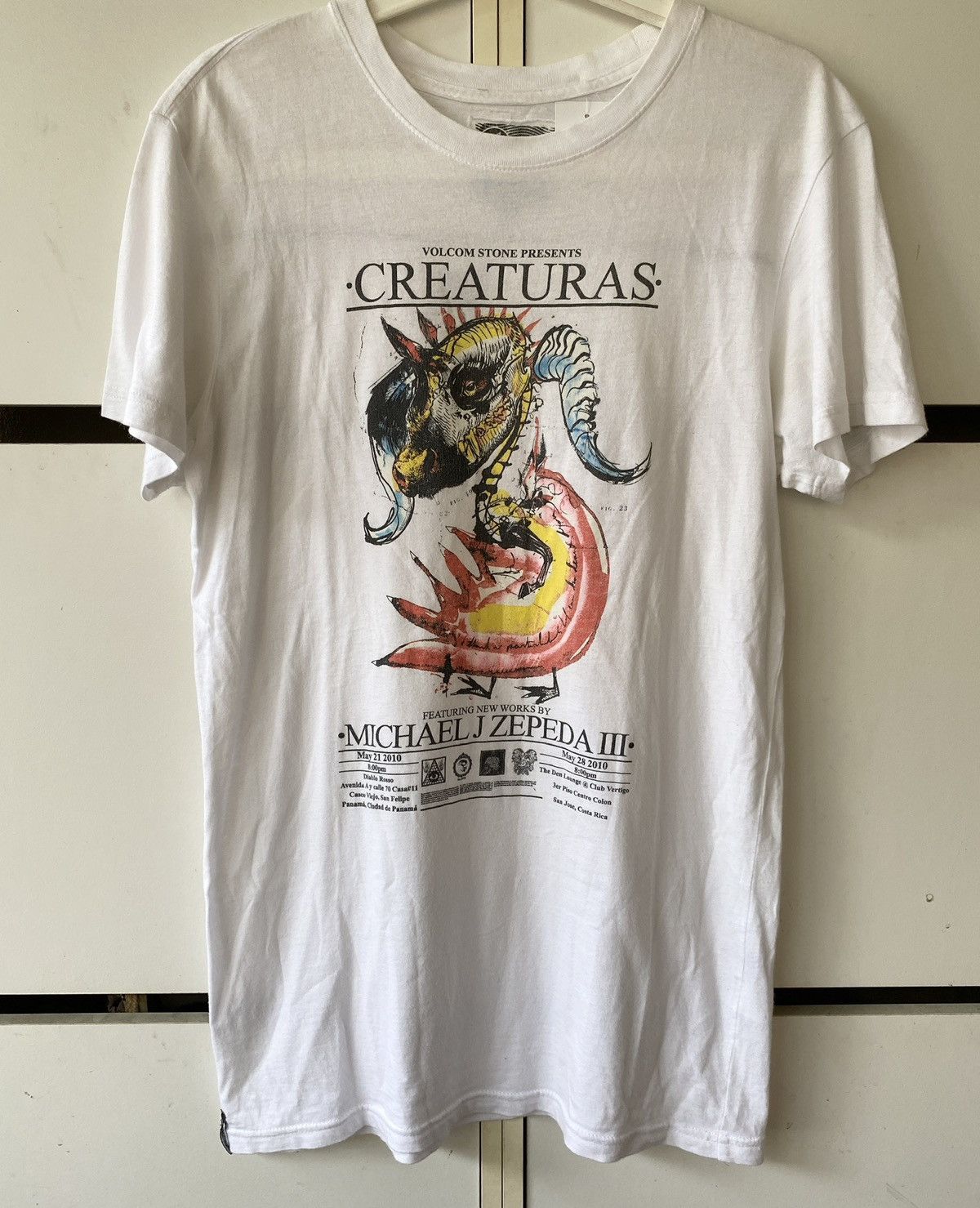 Volcom CREATURAS BY MICHAEL ZEPEDA X VOLCOM TEE Size US S / EU 44-46 / 1 - 1 Thumbnail