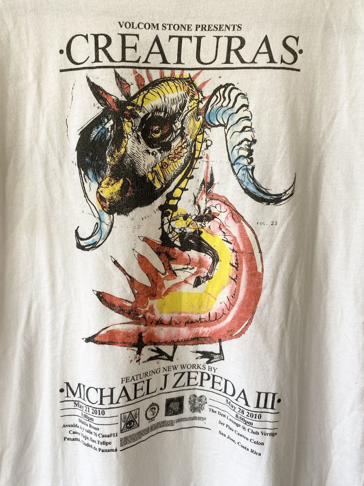 Volcom CREATURAS BY MICHAEL ZEPEDA X VOLCOM TEE Size US S / EU 44-46 / 1 - 2 Thumbnail