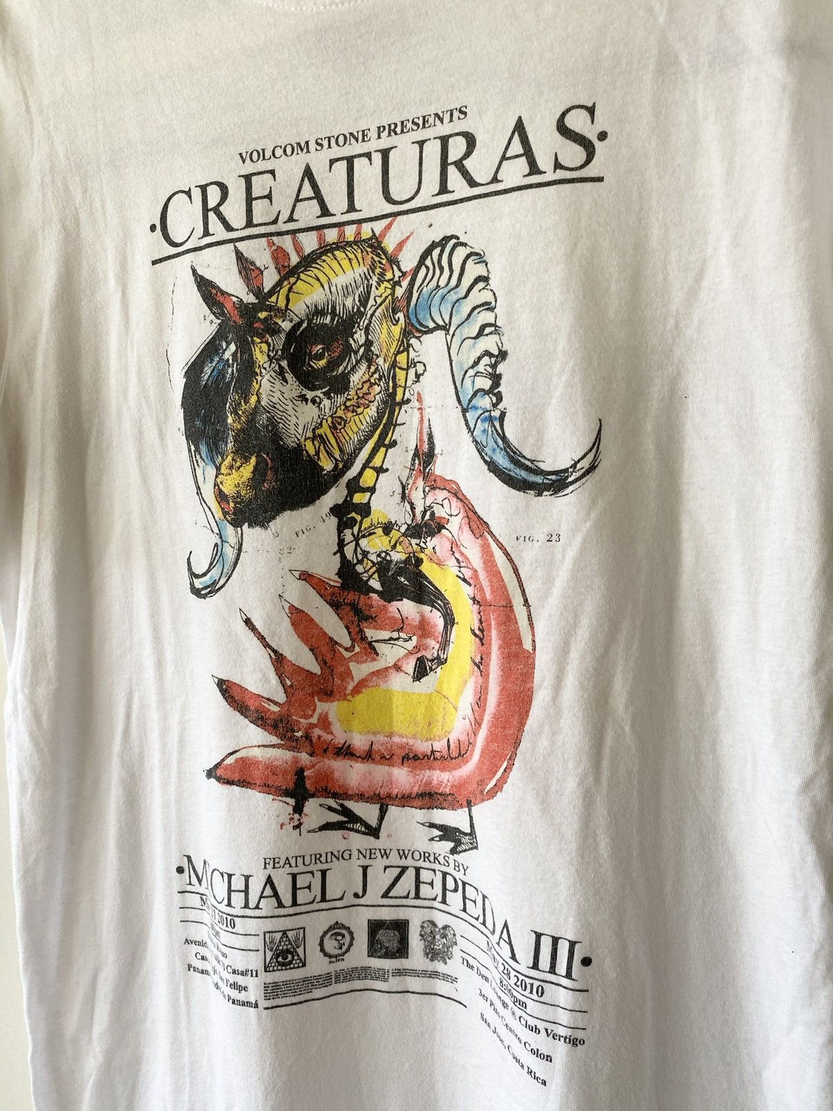 Volcom CREATURAS BY MICHAEL ZEPEDA X VOLCOM TEE Size US S / EU 44-46 / 1 - 4 Thumbnail