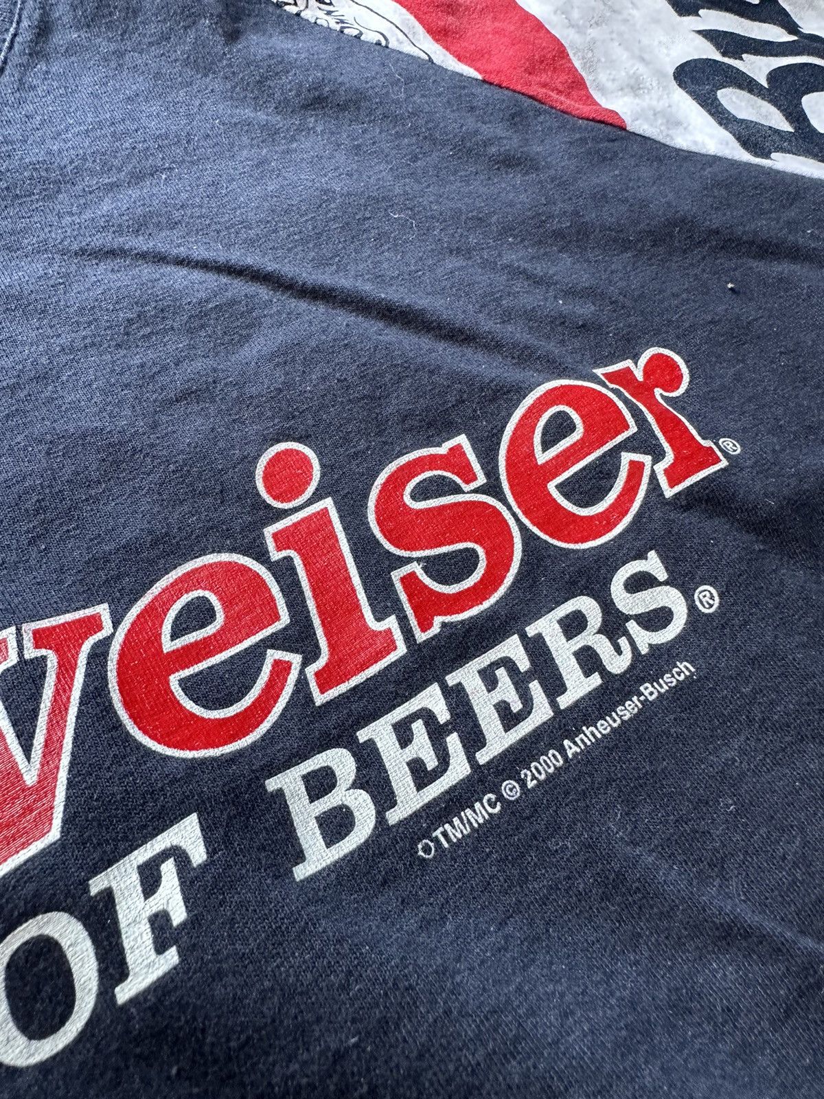 Budweiser Budweiser Vintage 2000 T Shirt Size US XL / EU 56 / 4 - 6 Thumbnail