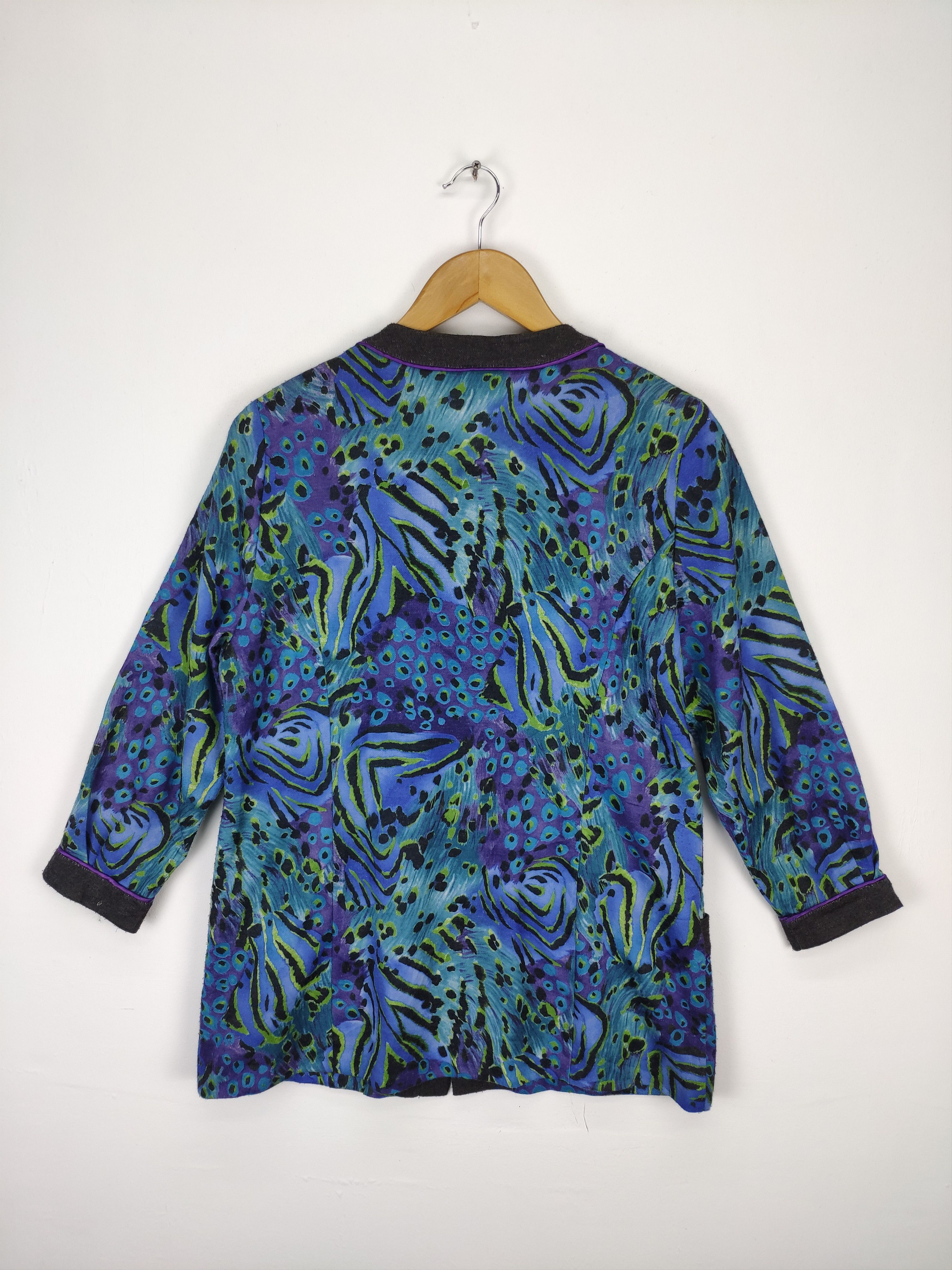 Japanese Brand Vintage Cardigan Women All Over Print Size M / US 6-8 / IT 42-44 - 12 Thumbnail