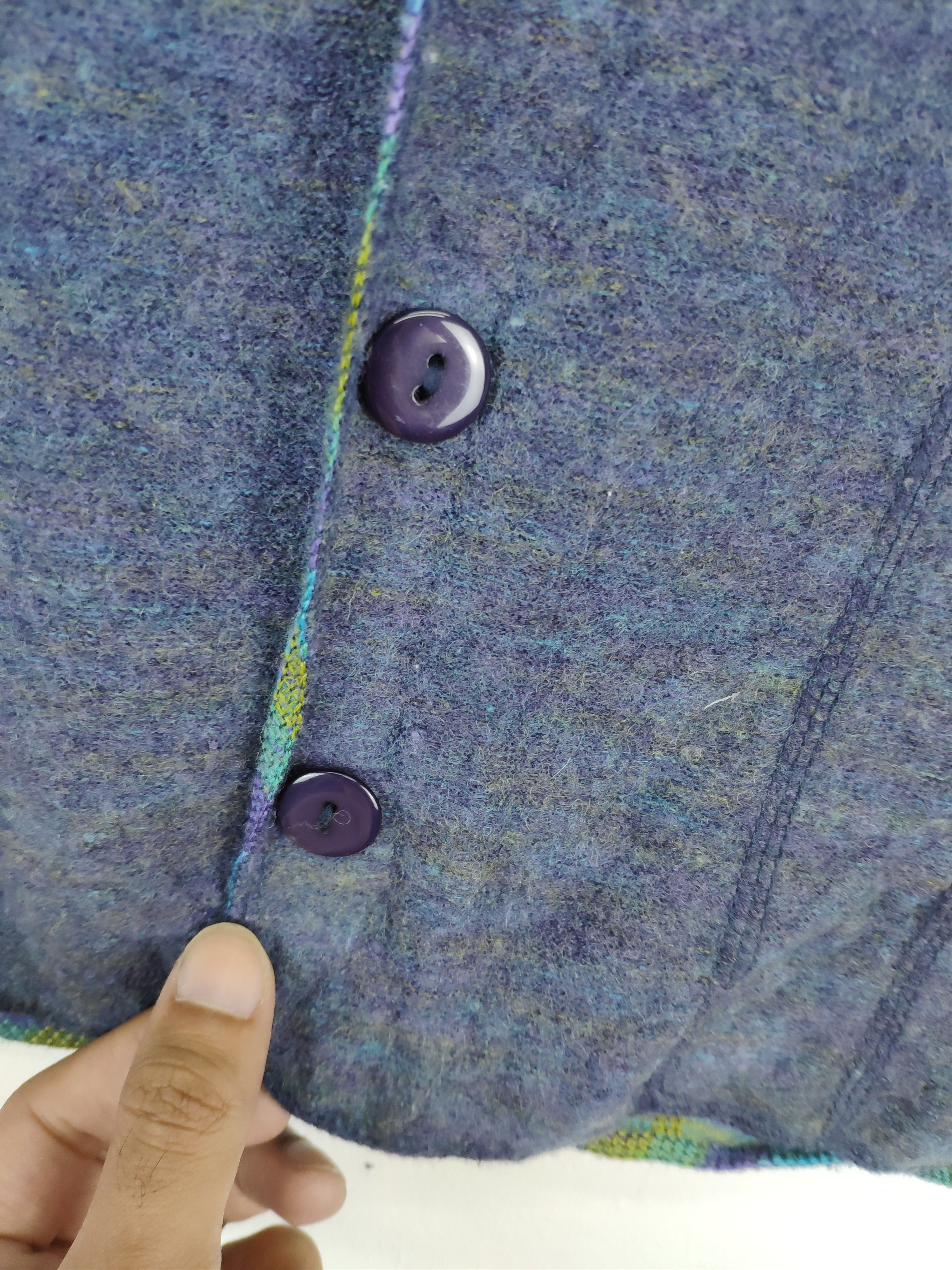 Aran Isles Knitwear × Japanese Brand × Vintage Vintage Wool Knit Cardigan Vest Reversible Size S / US 4 / IT 40 - 8 Thumbnail