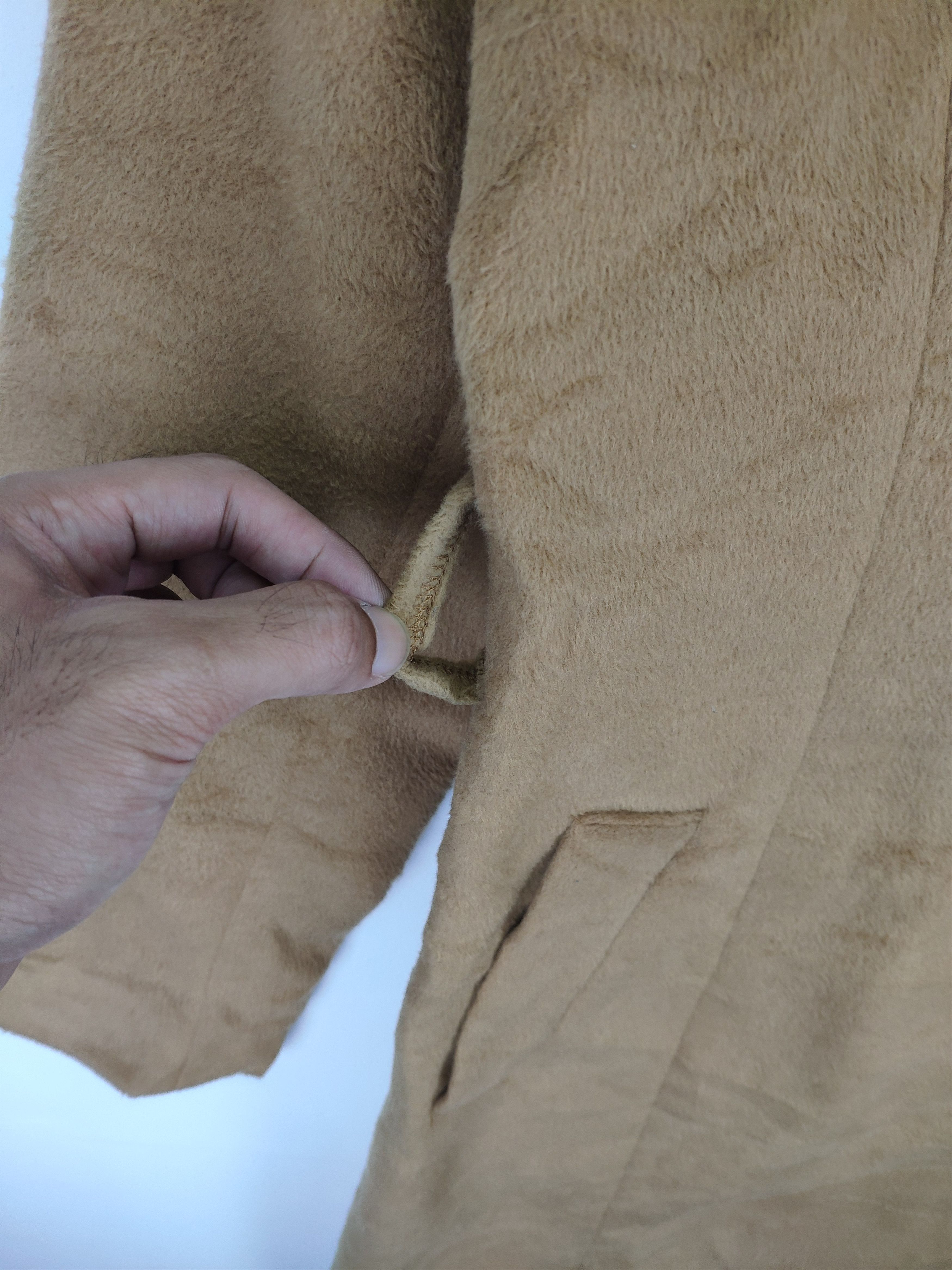 Designer × Japanese Brand × Vintage Vintage Fleece Long Coat Jacket Size M / US 6-8 / IT 42-44 - 9 Thumbnail