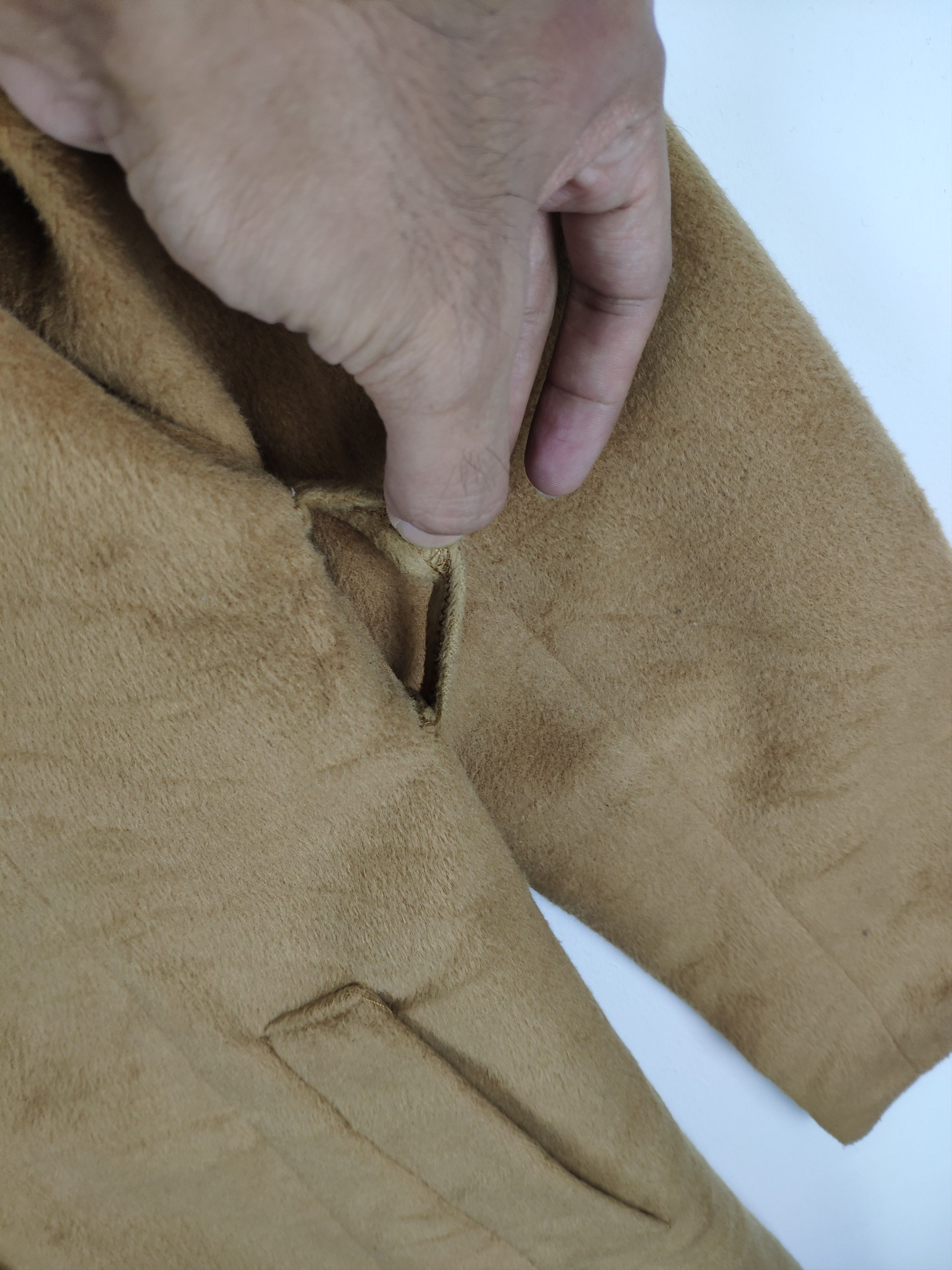Designer × Japanese Brand × Vintage Vintage Fleece Long Coat Jacket Size M / US 6-8 / IT 42-44 - 10 Thumbnail