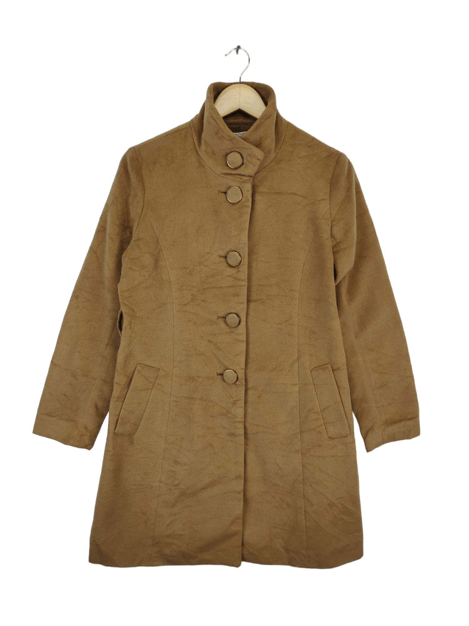 Designer × Japanese Brand × Vintage Vintage Fleece Long Coat Jacket Size M / US 6-8 / IT 42-44 - 1 Thumbnail