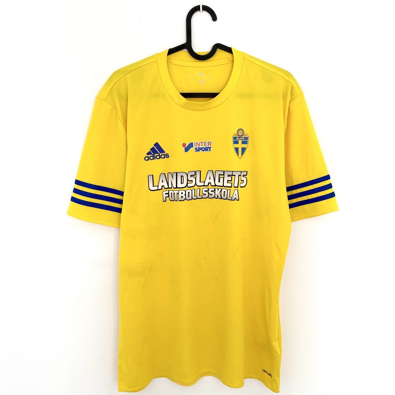 Adidas 2014 Sweden Adidas Training Soccer Jersey Size US M / EU 48-50 / 2 - 2 Thumbnail