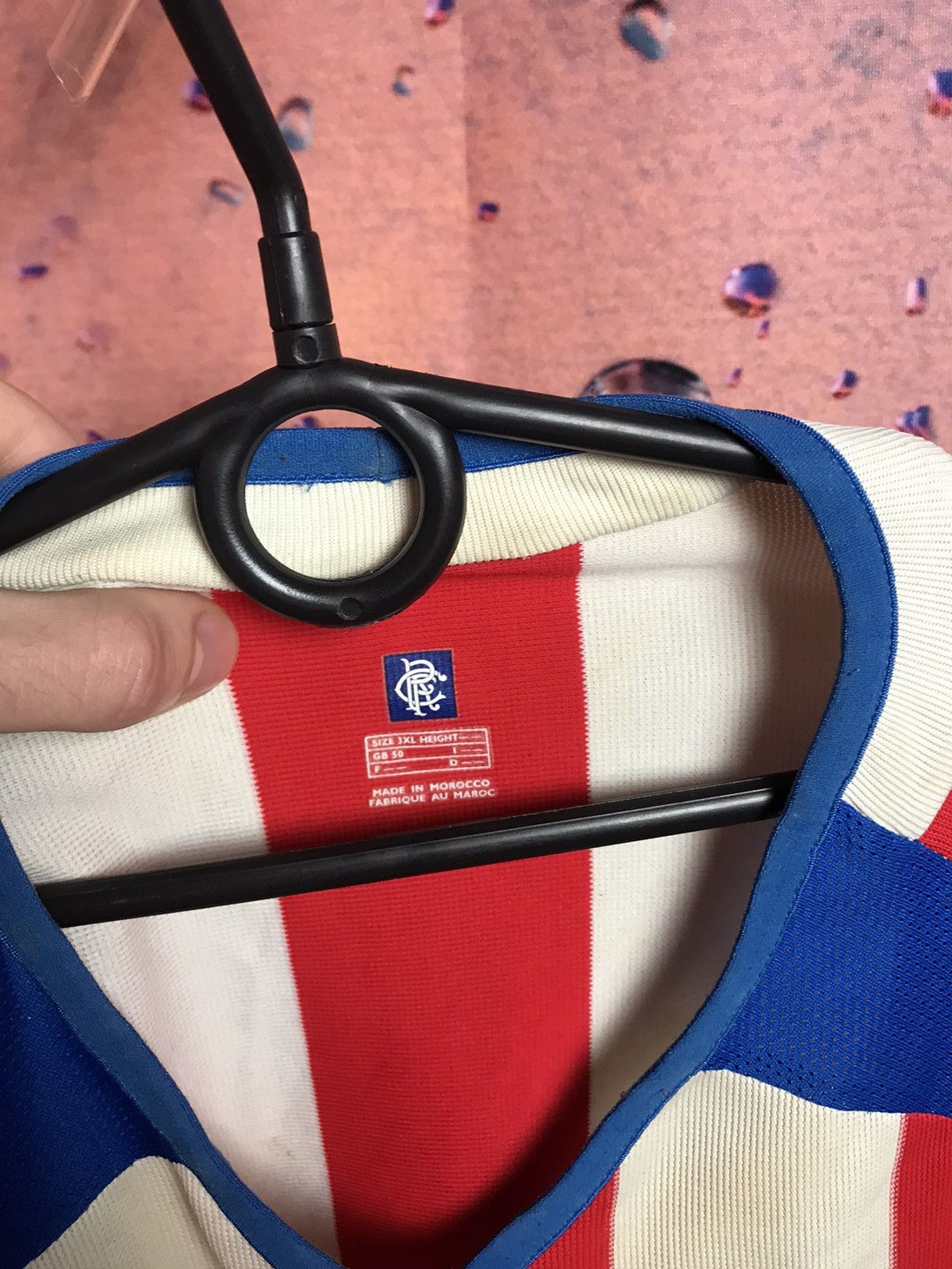 Vintage Vintage Diadora Rangers 2003-2004 jersey Size US XXL / EU 58 / 5 - 4 Thumbnail