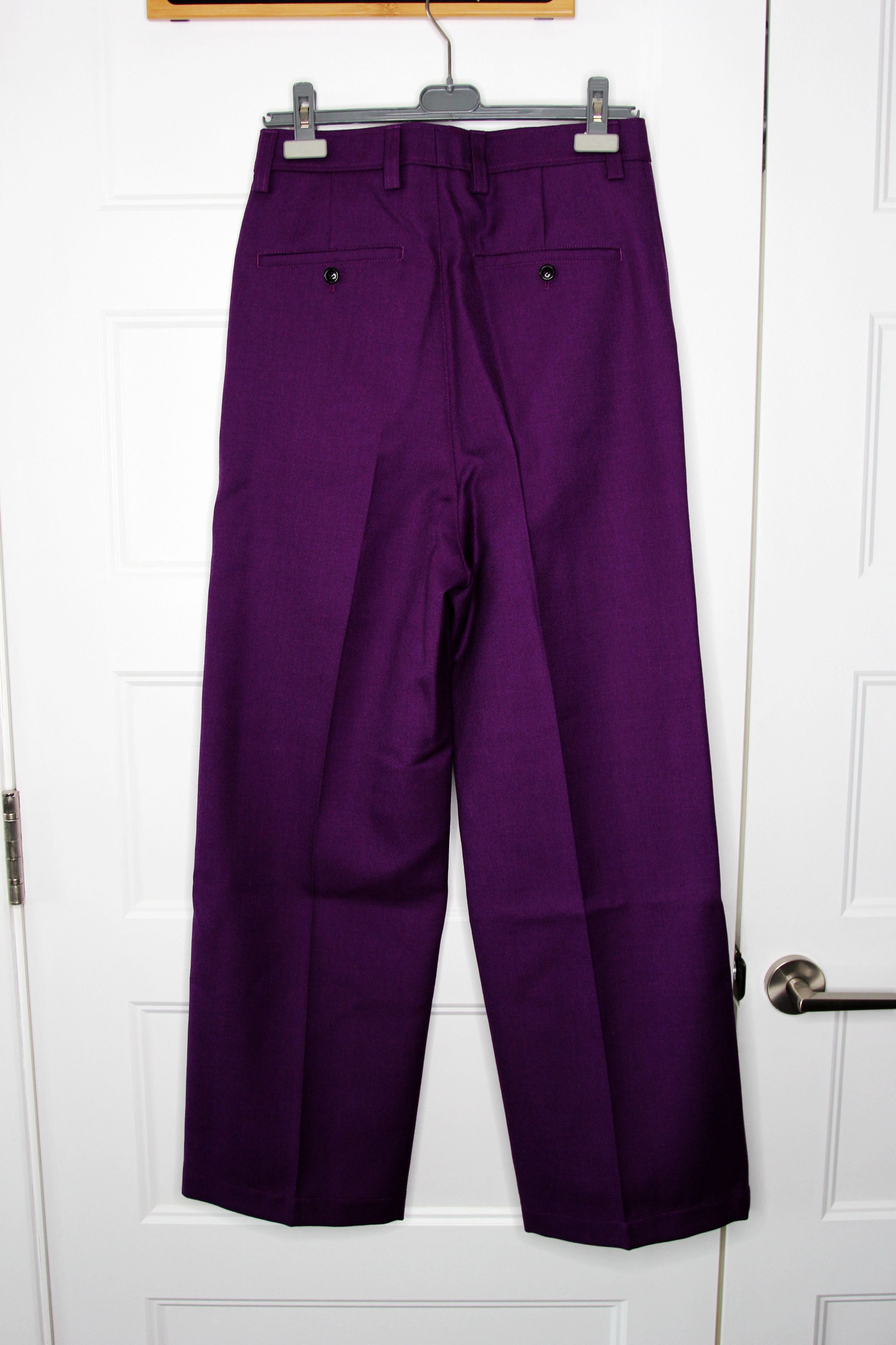 AMI BNWT AW22 AMI WIDE-LEG TAILORED PANTS 28 Size US 28 / EU 44 - 3 Thumbnail